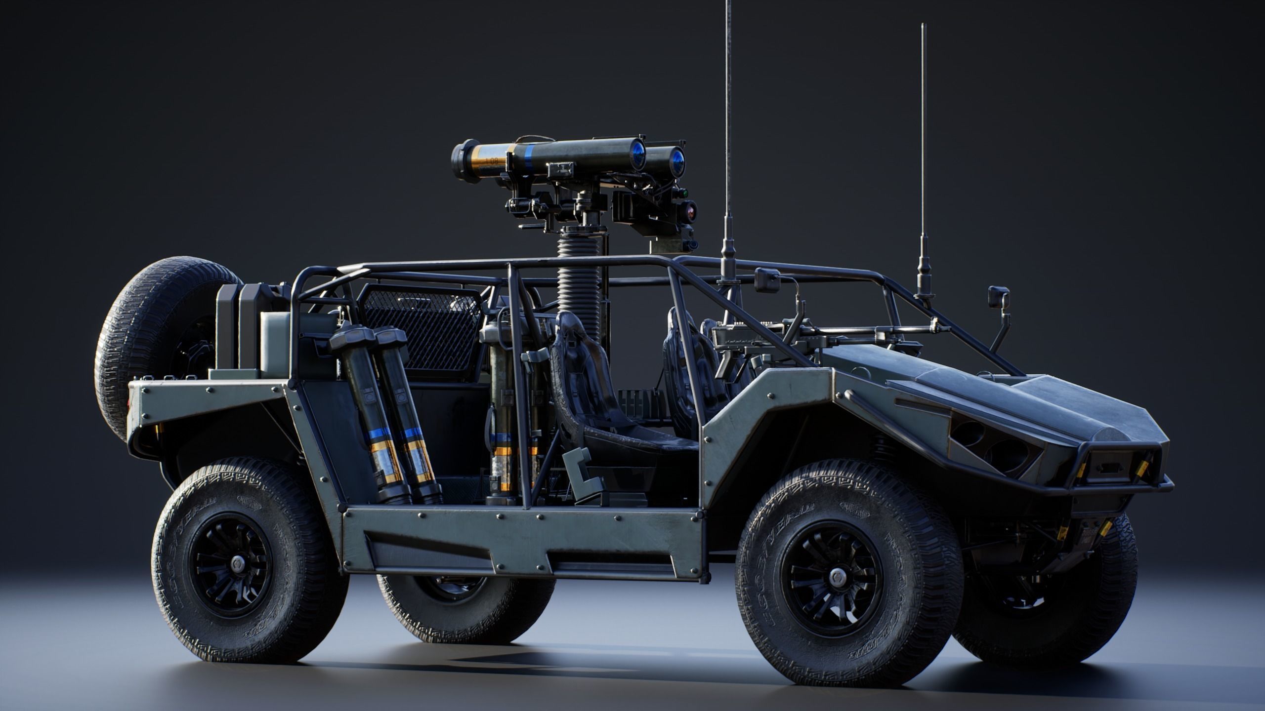 LSV MK II v101 Undrivile Low-poly 3D model_3