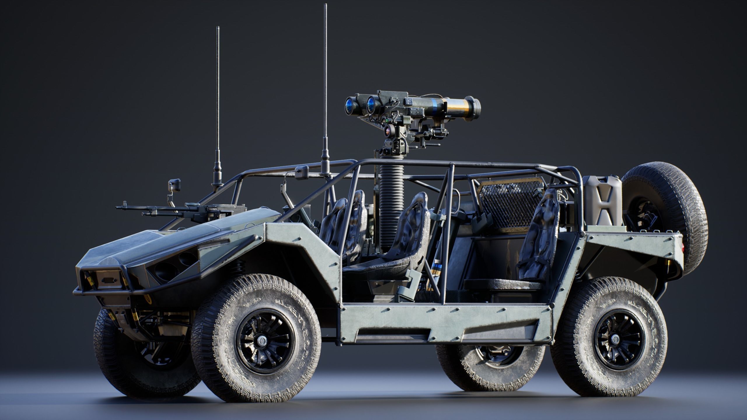 LSV MK II v101 Undrivile Low-poly 3D model_8