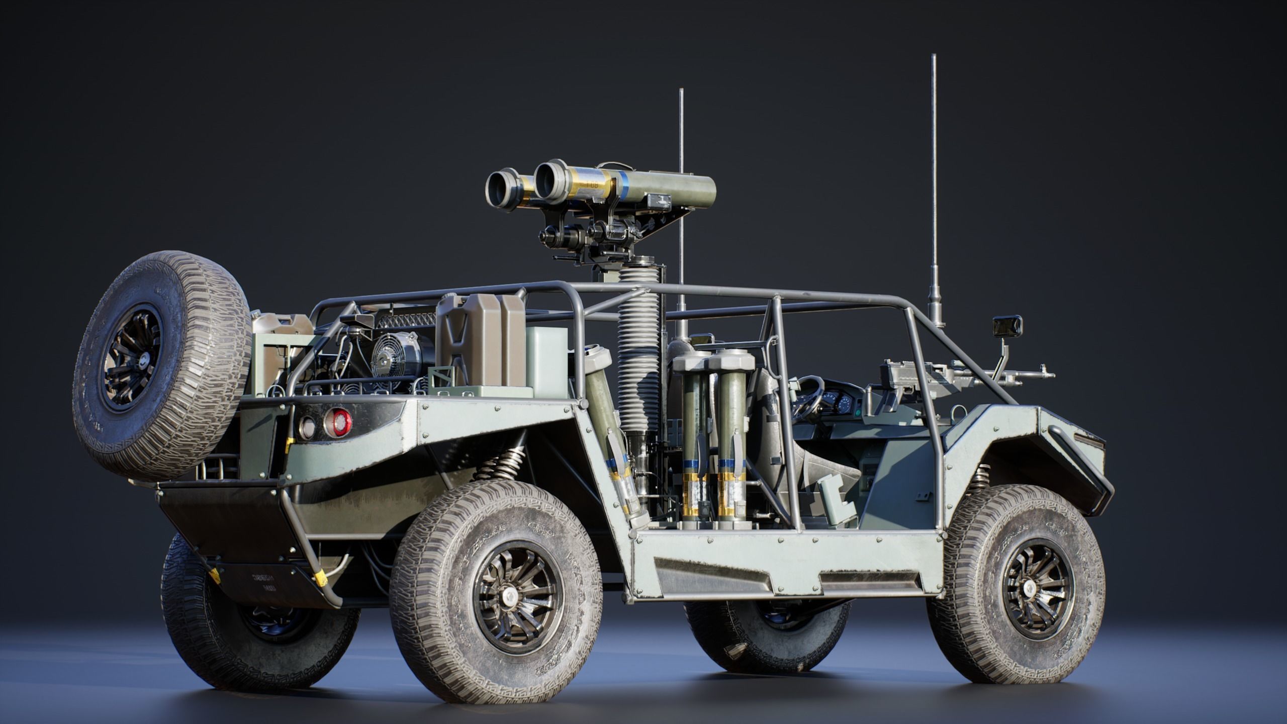 LSV MK II v101 Undrivile Low-poly 3D model_5