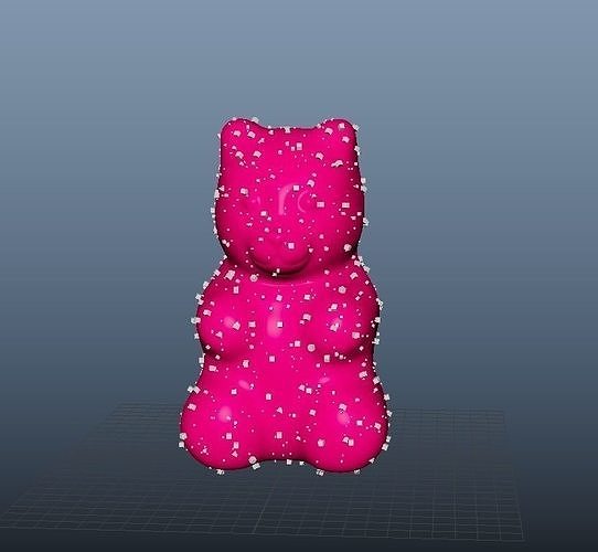 Gummy Bear Sugar Candy 3D model 5