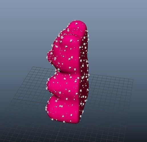 Gummy Bear Sugar Candy 3D model 7
