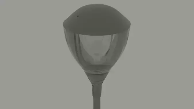 Modern Street LED Lamp Free 3D model