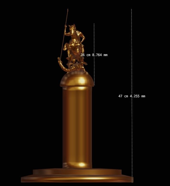 Georgia Sclupt - Freedom 3D print model_7