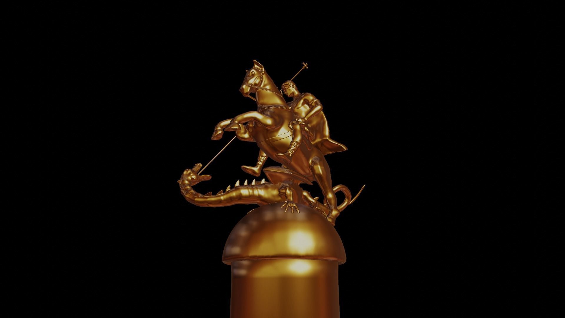 Georgia Sclupt - Freedom 3D print model_5