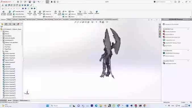 Darksiders 2 Low-poly 3D model