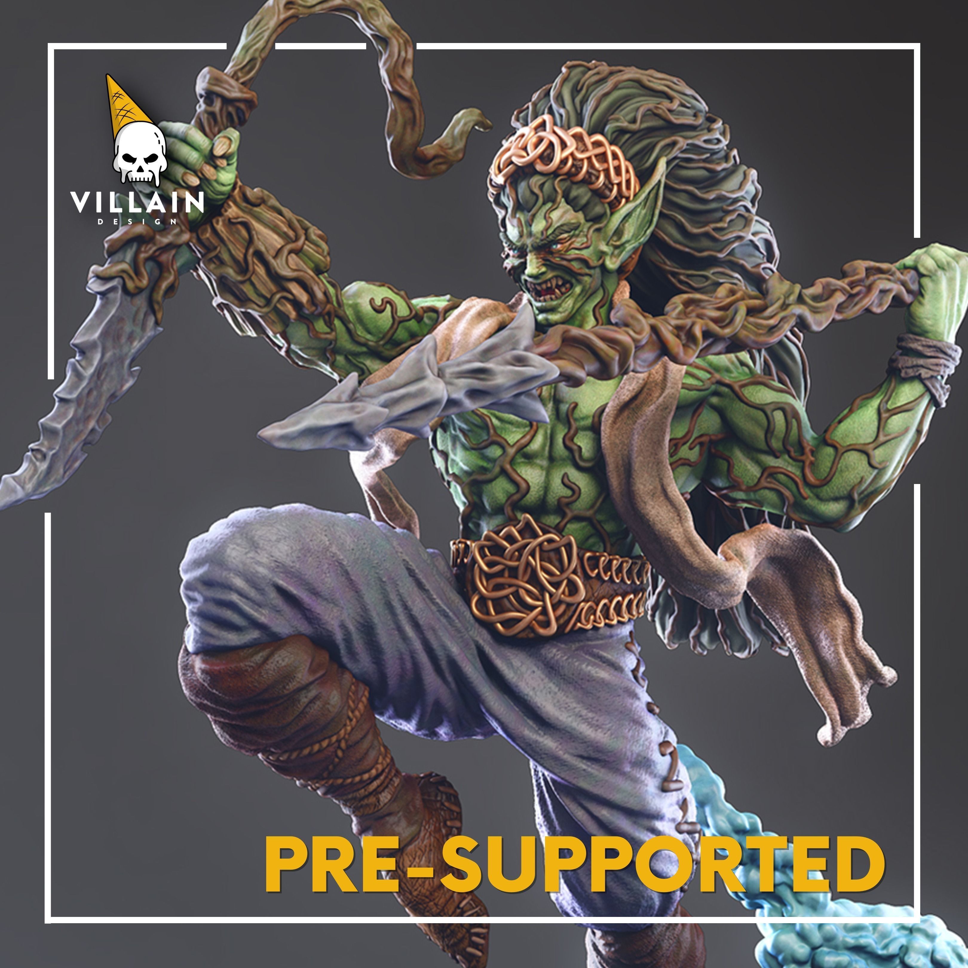 Eladrin - Unsupported - Villain Design 3D print model_5