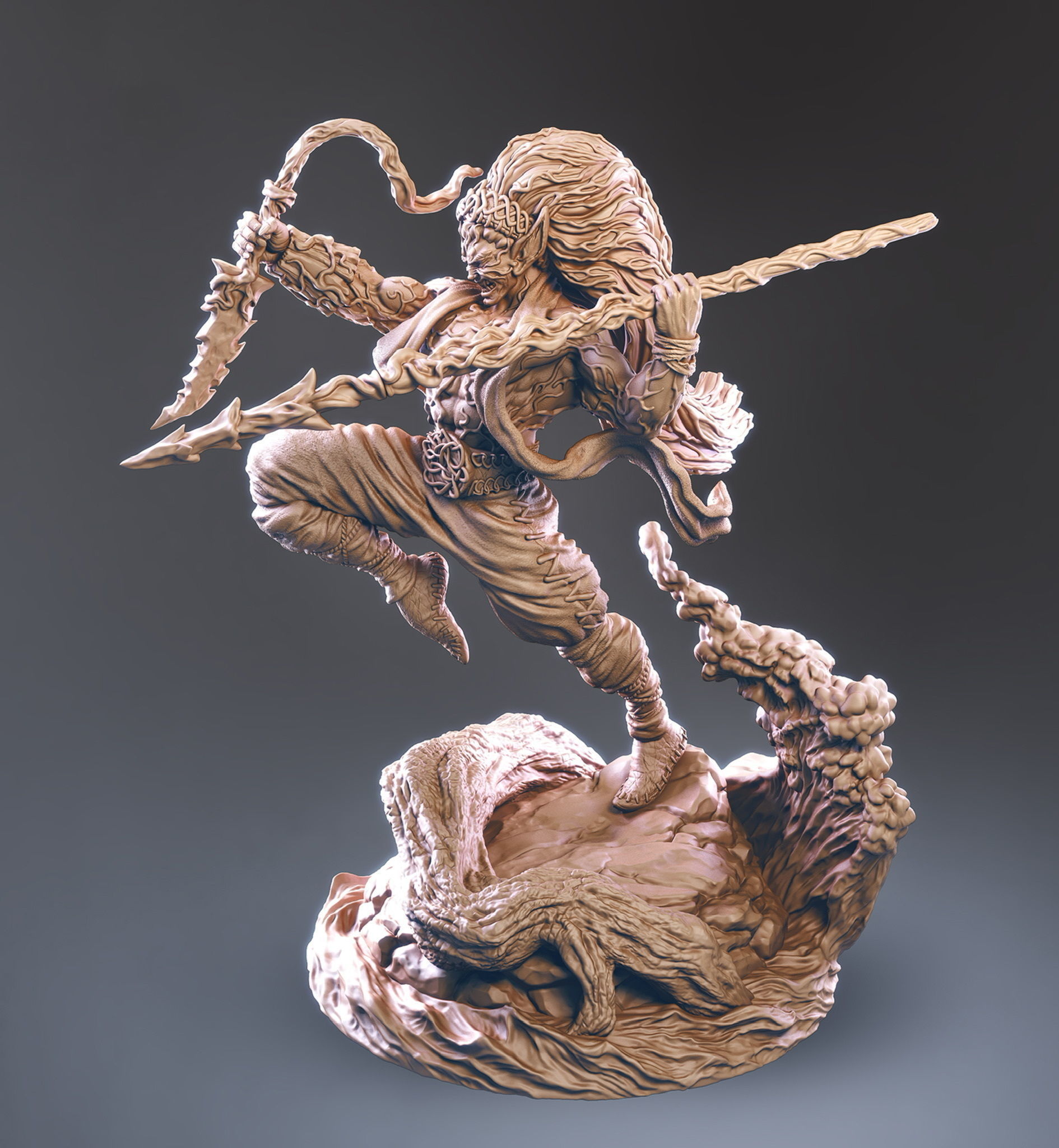 Eladrin - Unsupported - Villain Design 3D print model_3