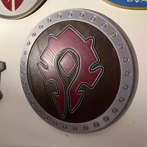 WoW Shield of The Horde Wall Plaque