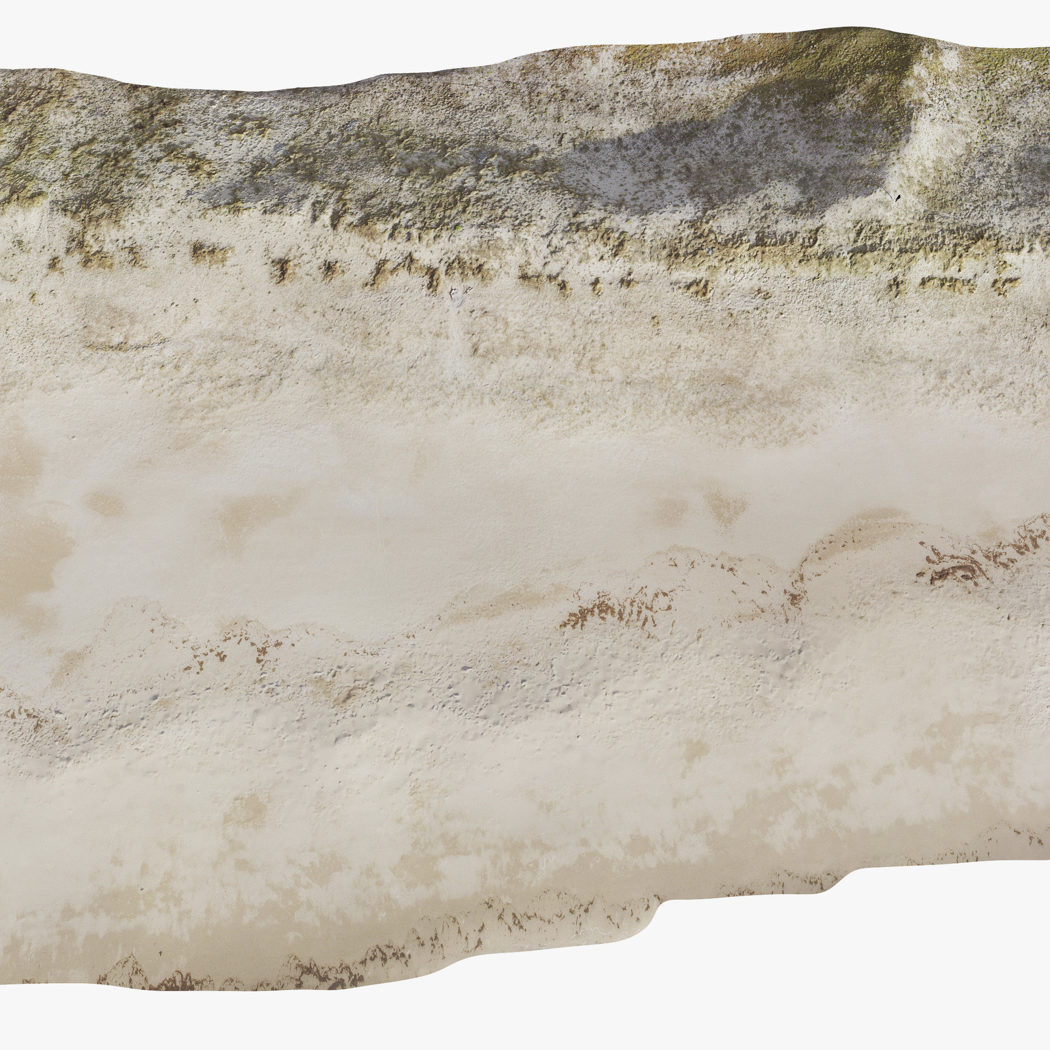 Large Sand Beach PRB Scan Low-poly 3D model_6