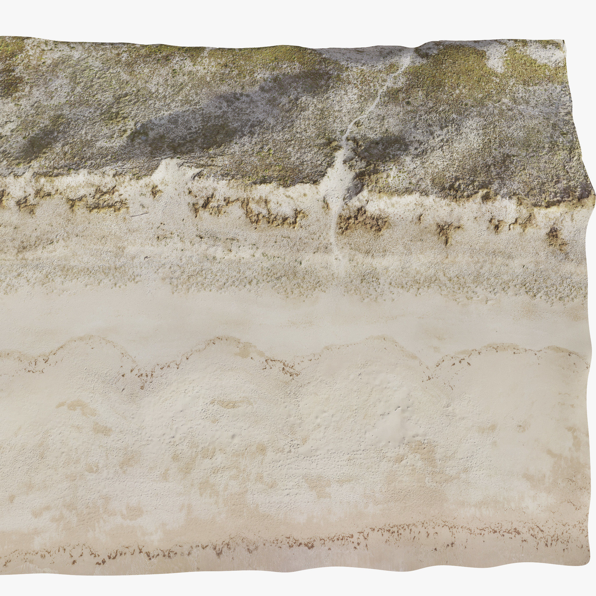 Large Sand Beach PRB Scan Low-poly 3D model_8