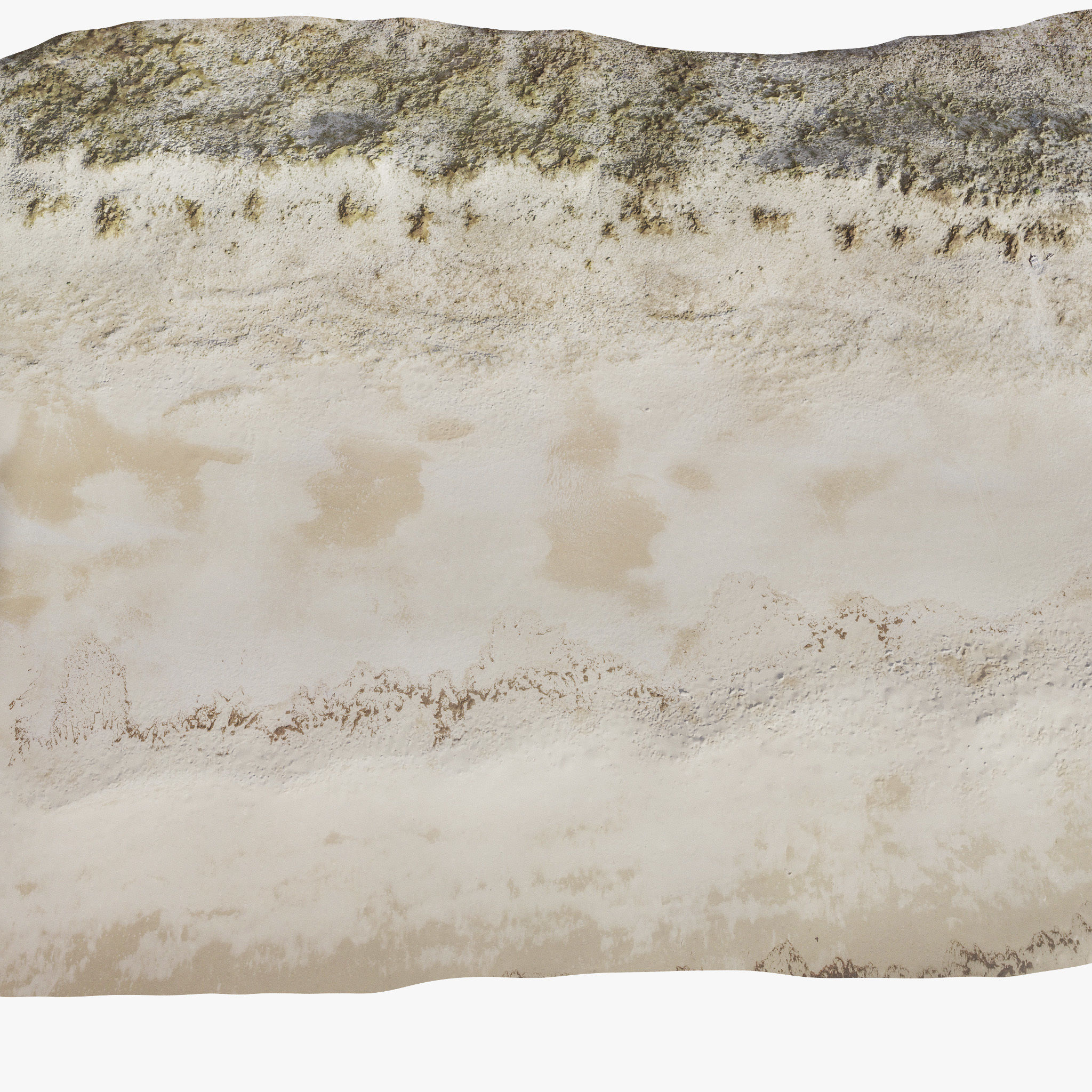 Large Sand Beach PRB Scan Low-poly 3D model_5