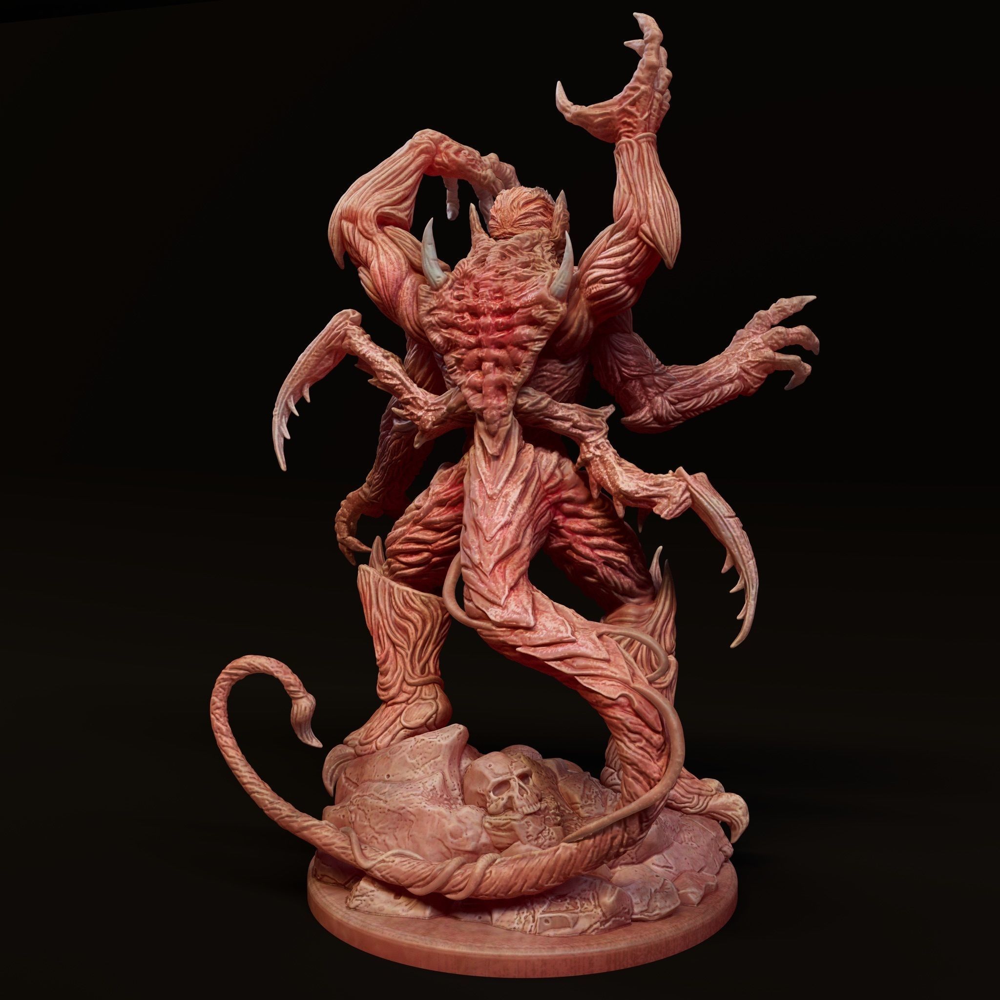 The Husk - Unsupported - Villain Design 3D print model_2