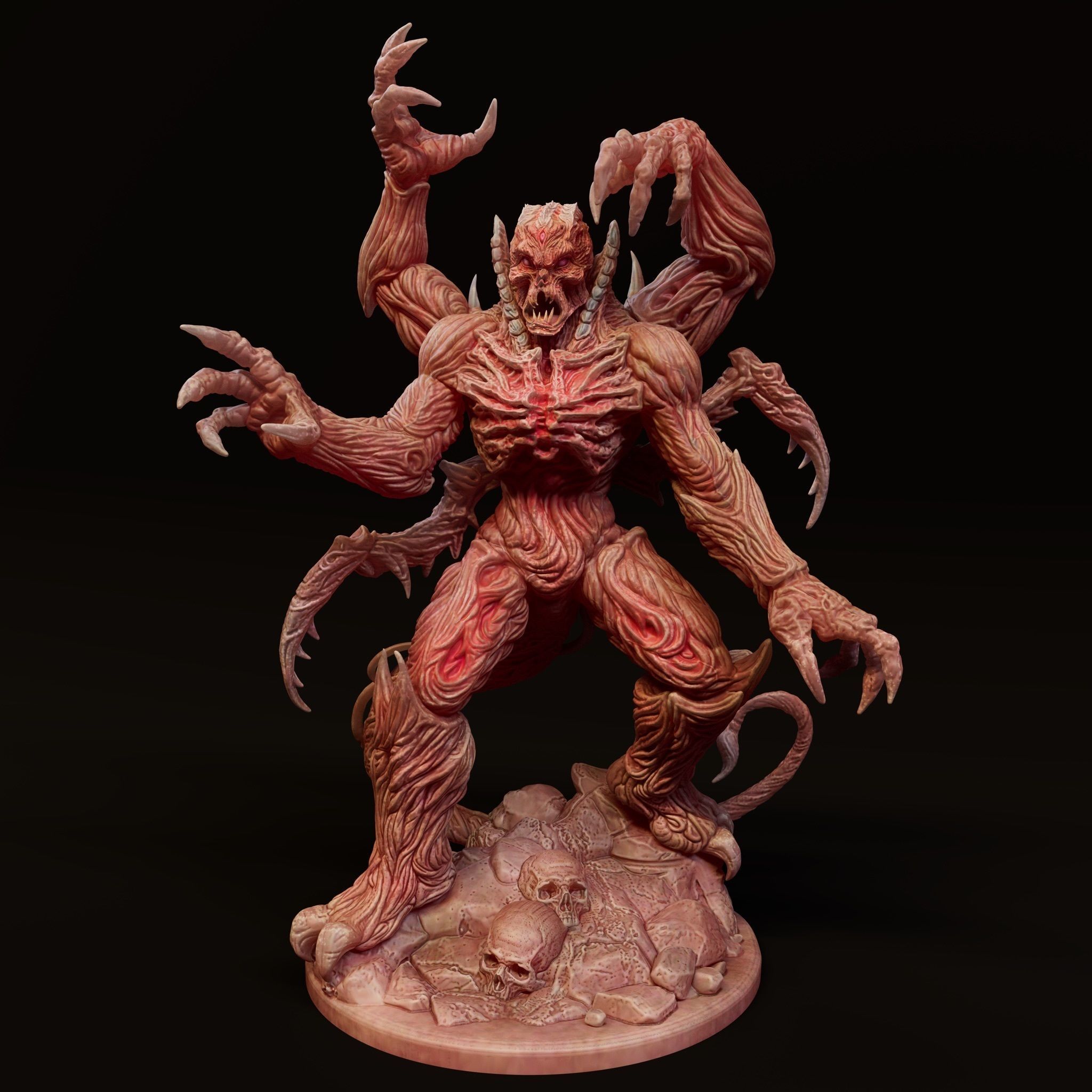 The Husk - Unsupported - Villain Design 3D print model_1