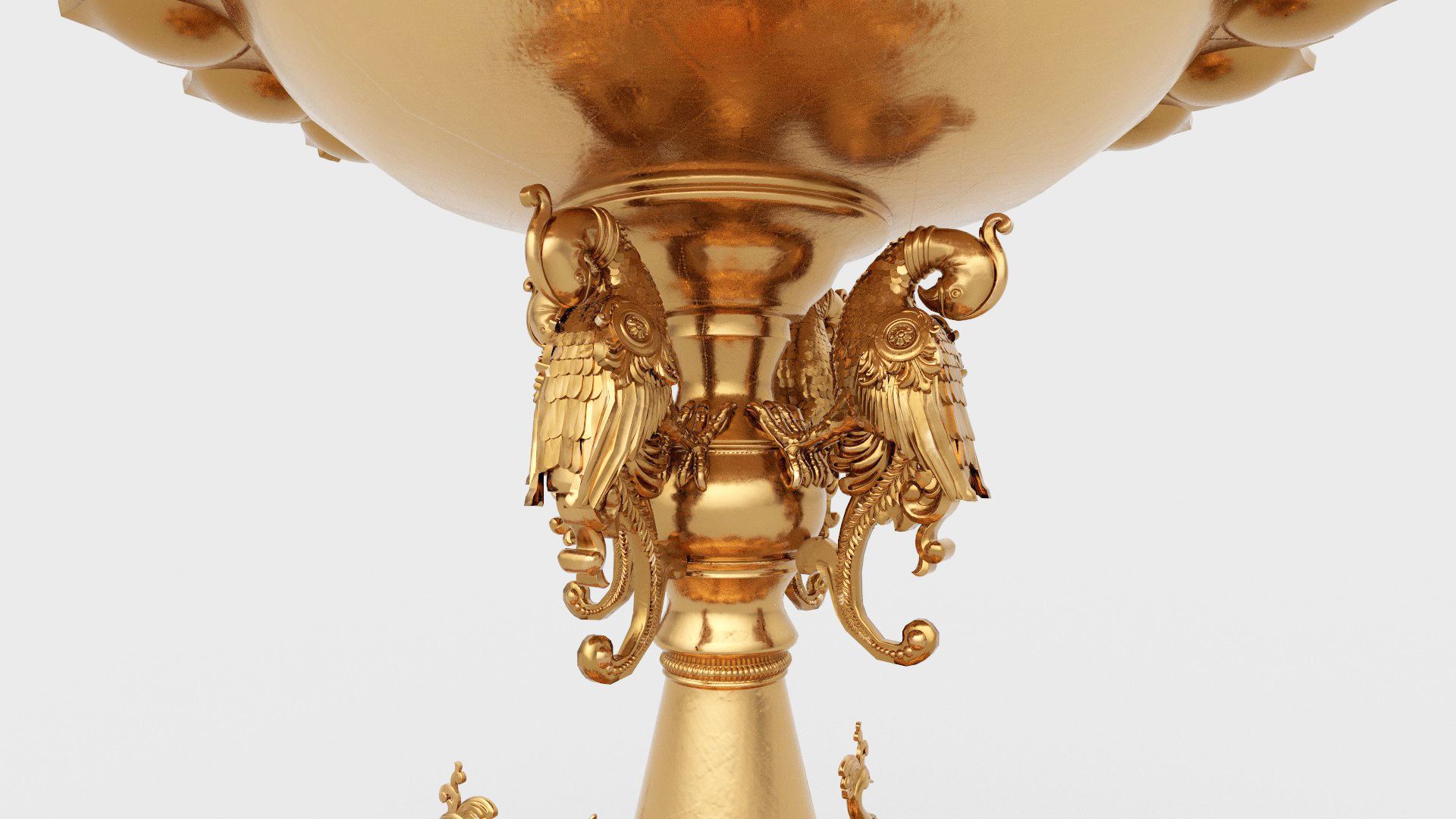 oil lamp balaji venkateswara  3D model_11