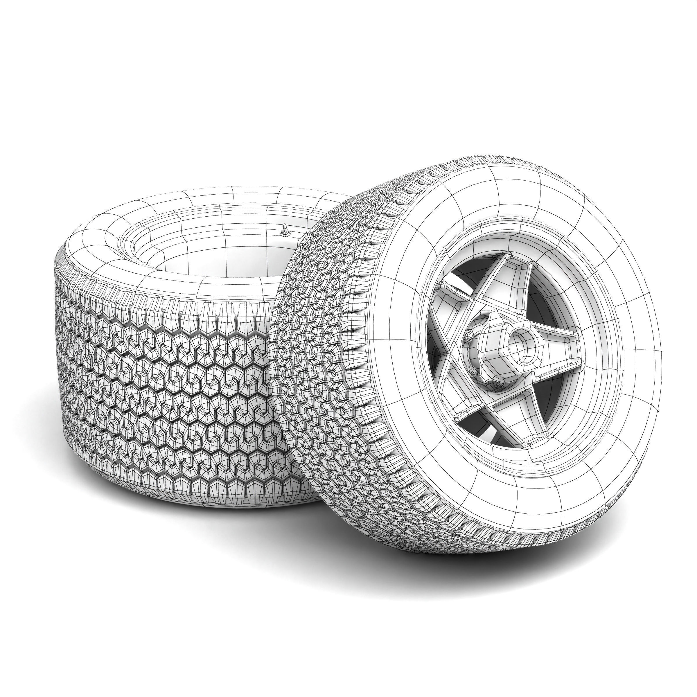 Firestone tyres - Campanolo wheels 3D print model_4