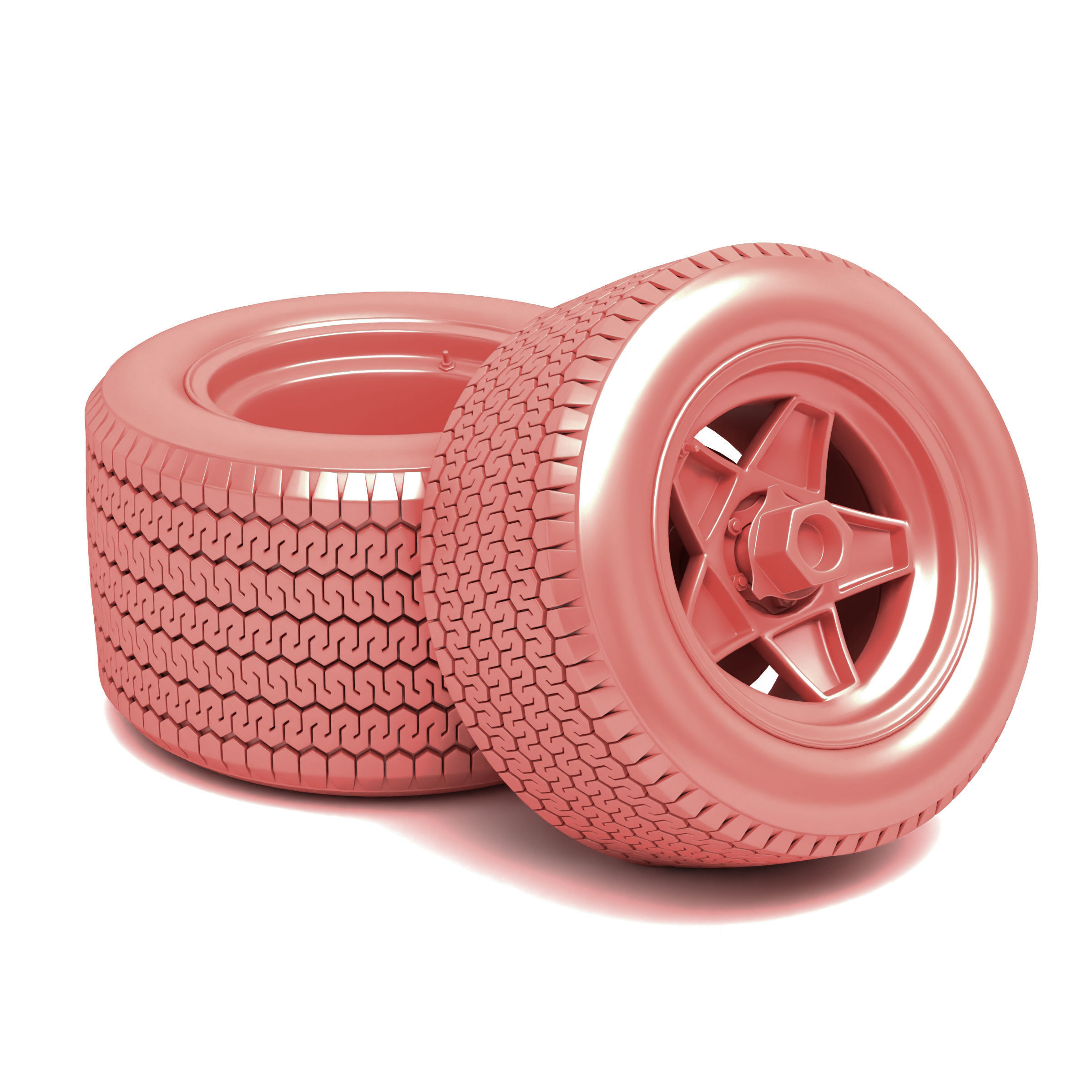 Firestone tyres - Campanolo wheels 3D print model_3