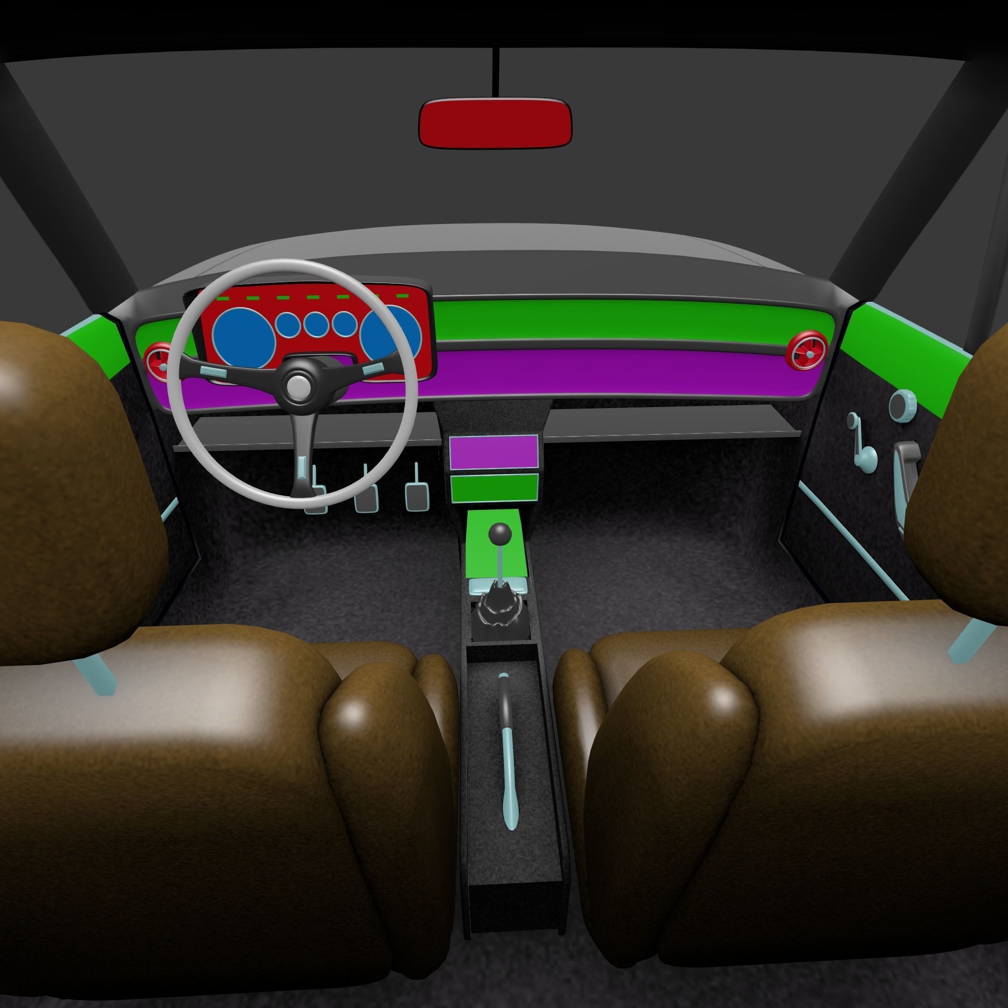 Alfa Romeo Alfetta 1973 3D model_15