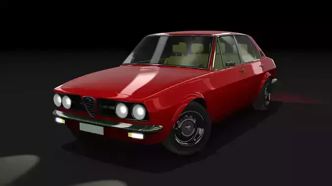 Alfa Romeo Alfetta 1973 3D model