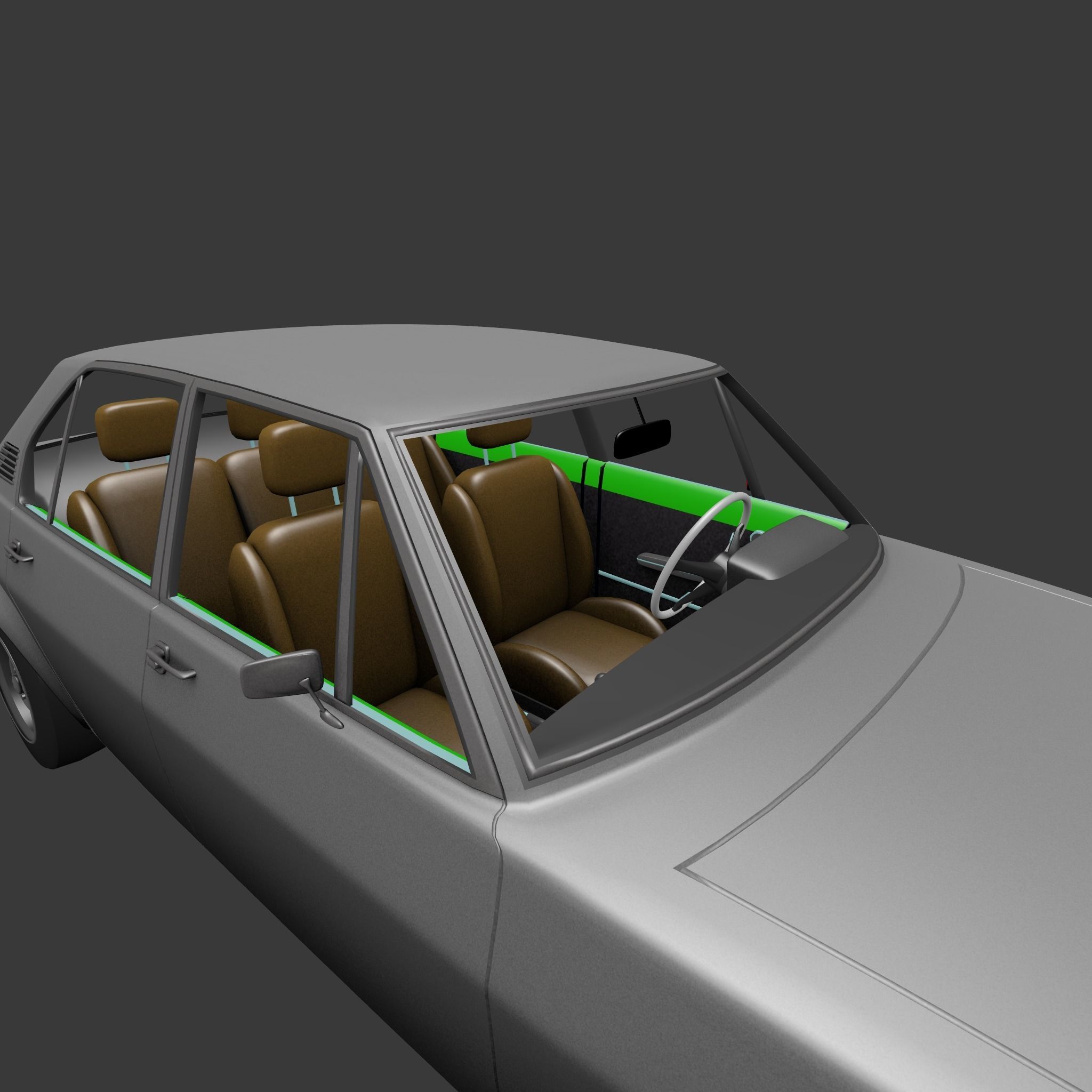 Alfa Romeo Alfetta 1973 3D model_8