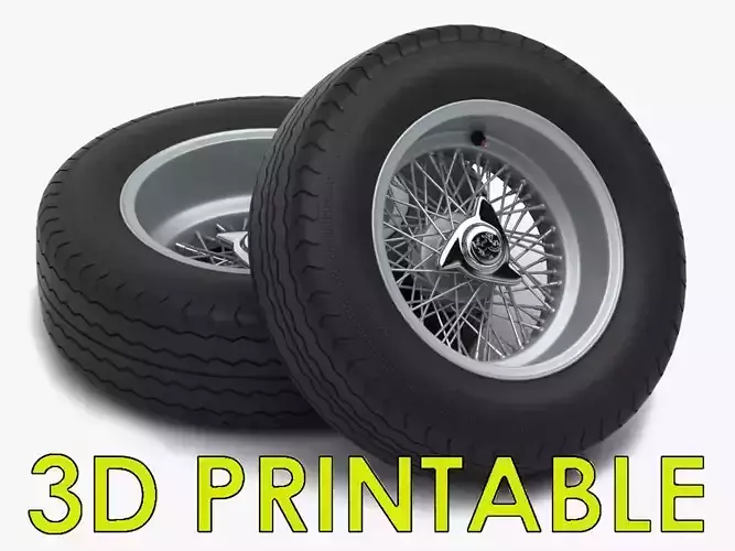 Avon CR6 ZZ tyres - Borrani wheels 3D print model