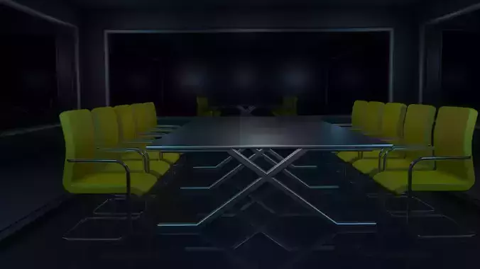 Futuristic Room 3D model