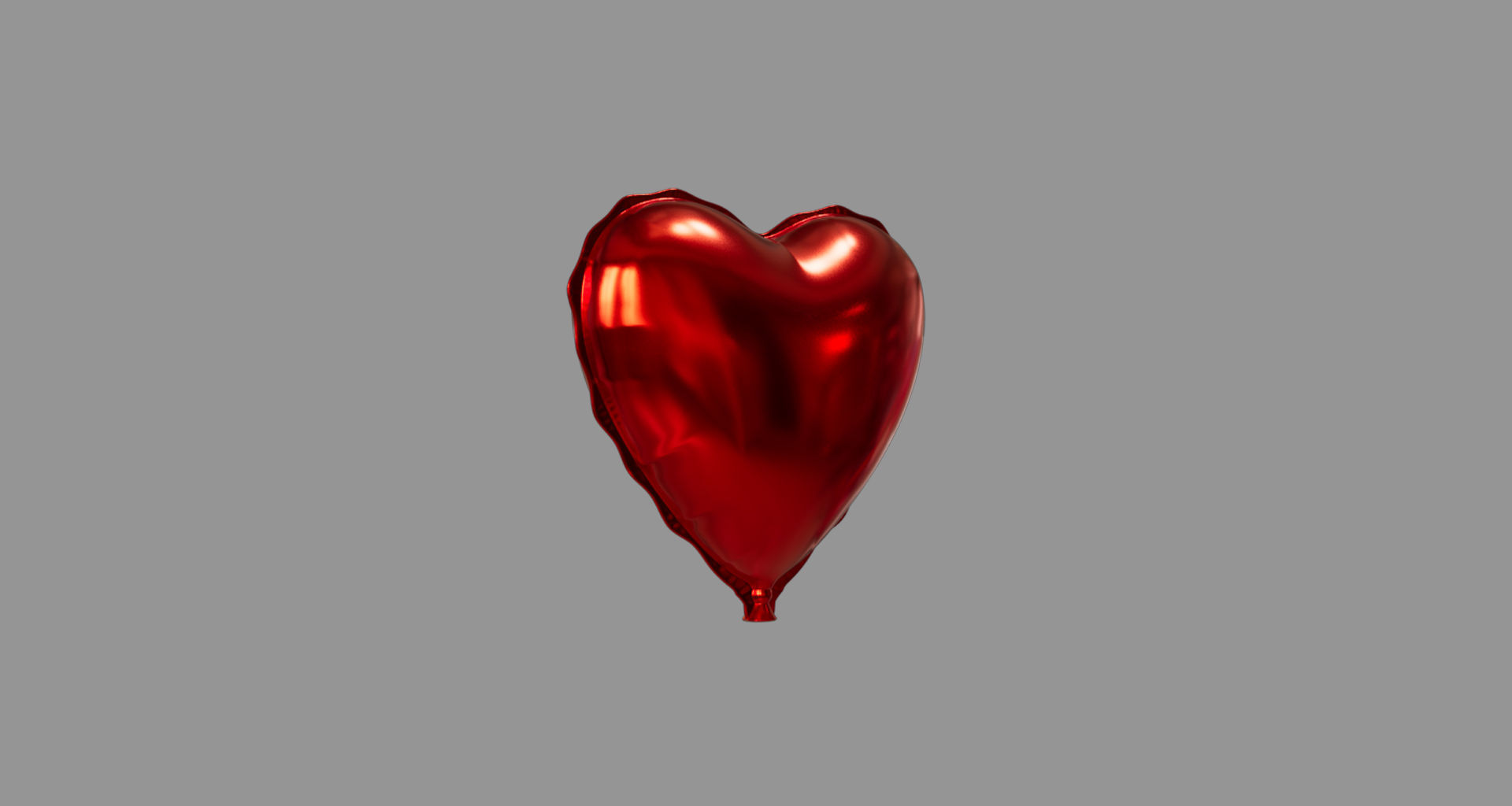 Heart Balloon 3D model 3D model_2