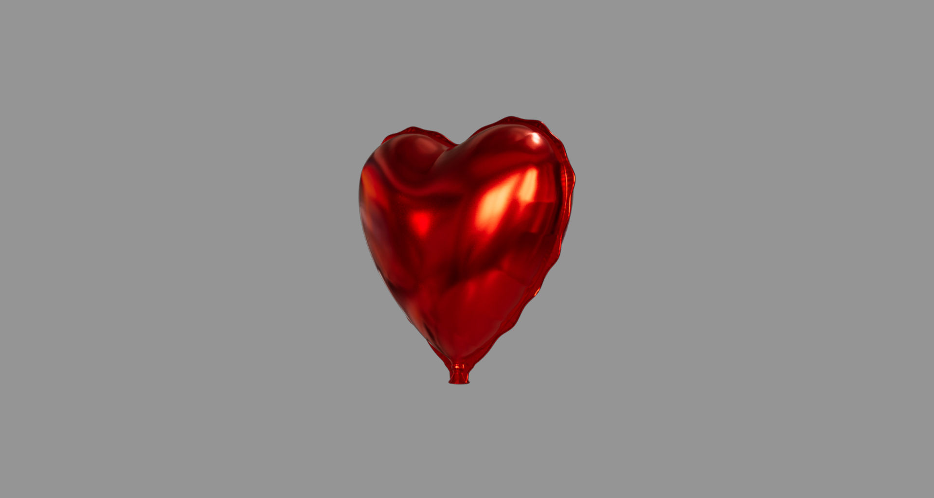 Heart Balloon 3D model 3D model_3