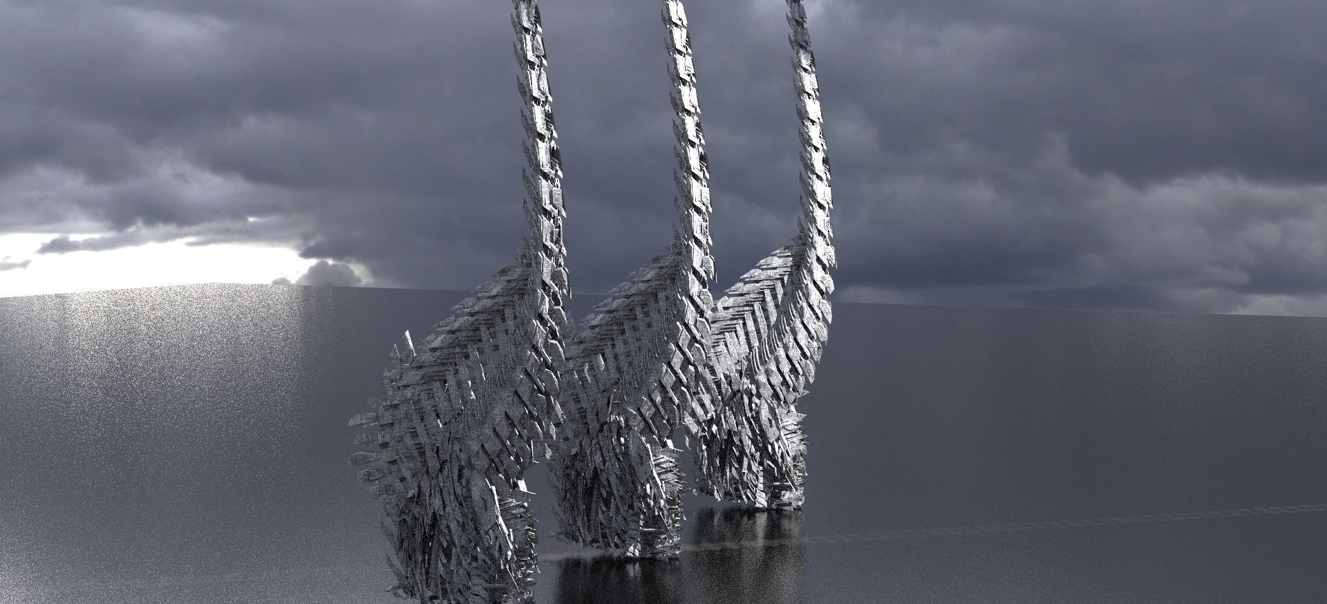 Dreadnaught Ship Wreck Spine 1   3D model_1