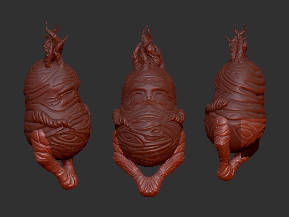 Mandrake Harry Potter 3D print model_1