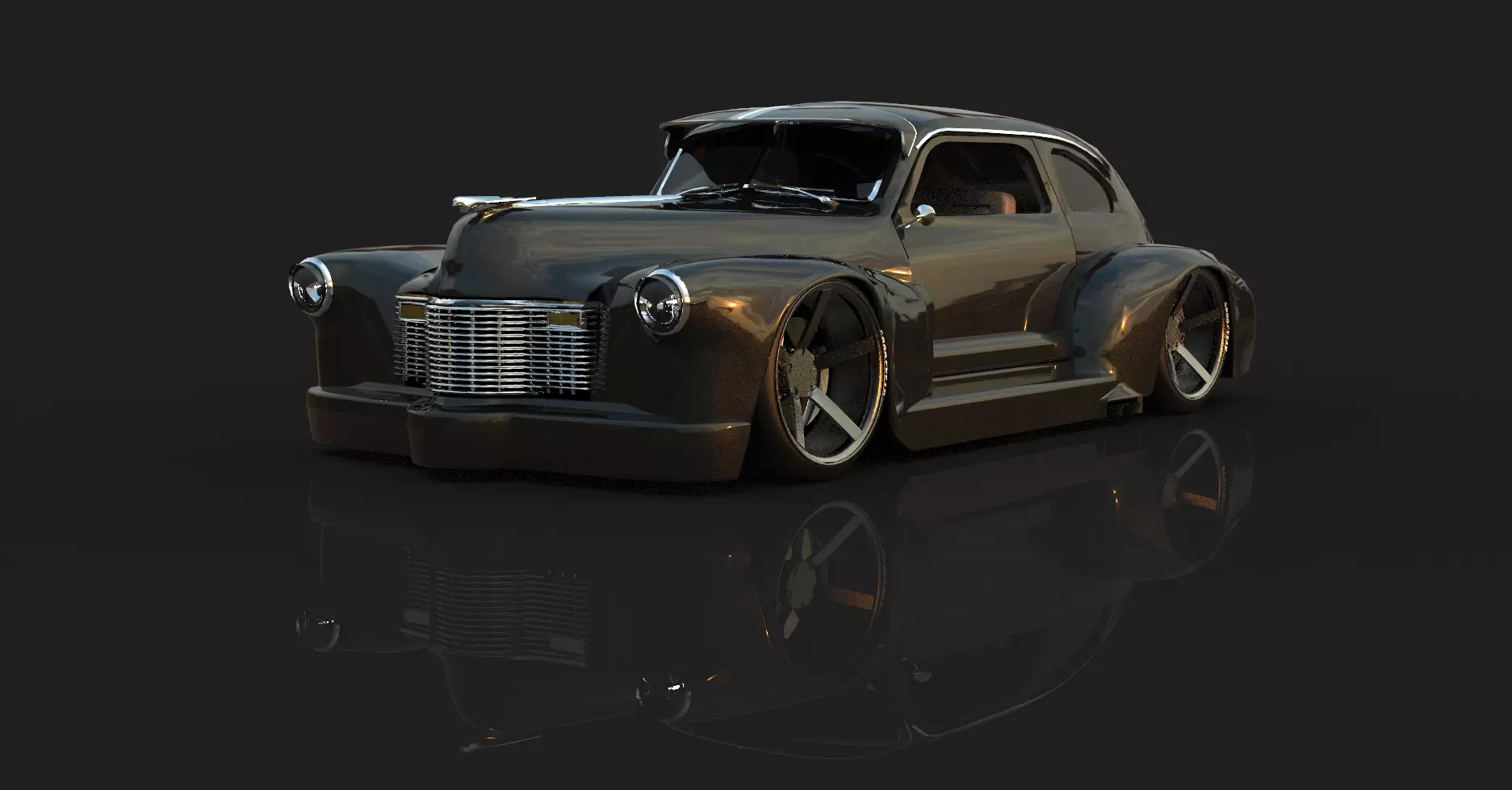 1941 Cadillac Series 61 Widebody 3D model_0