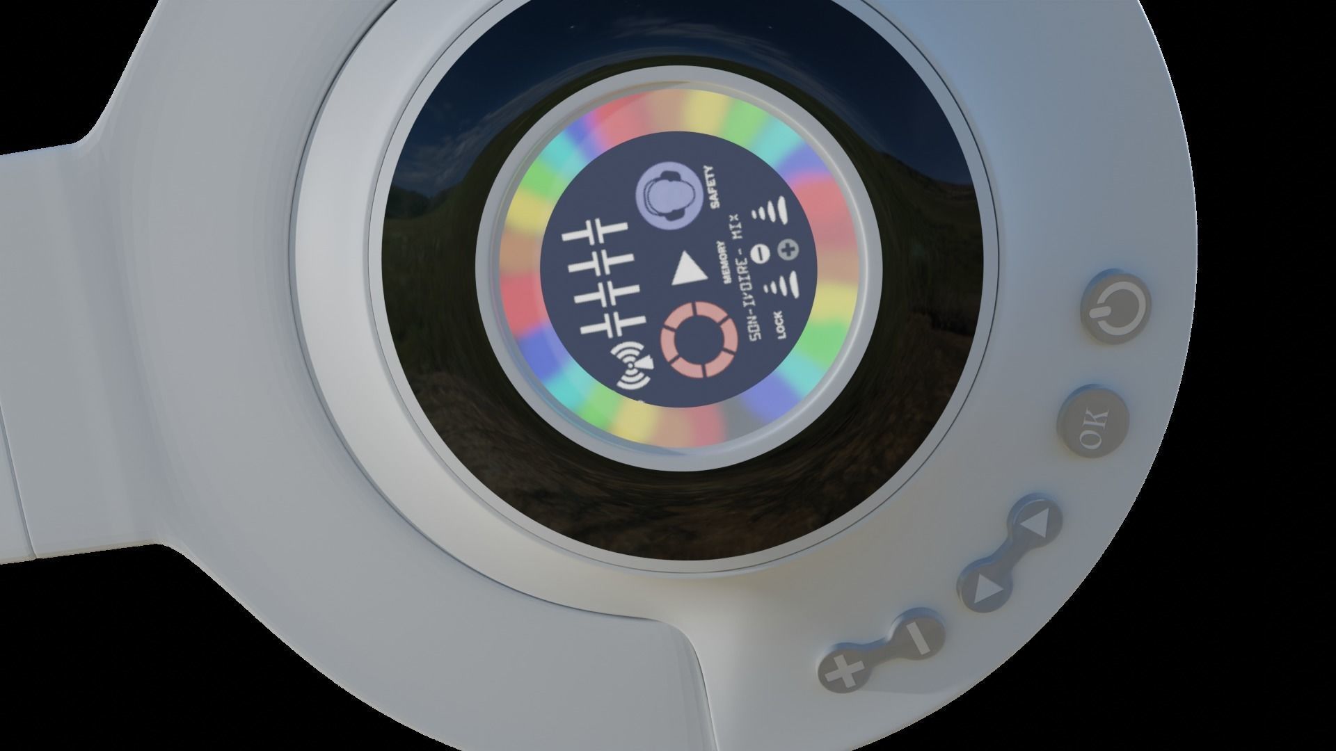 Casque audio 3D model_11