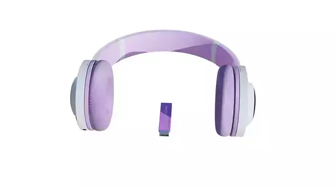 Casque audio 3D model