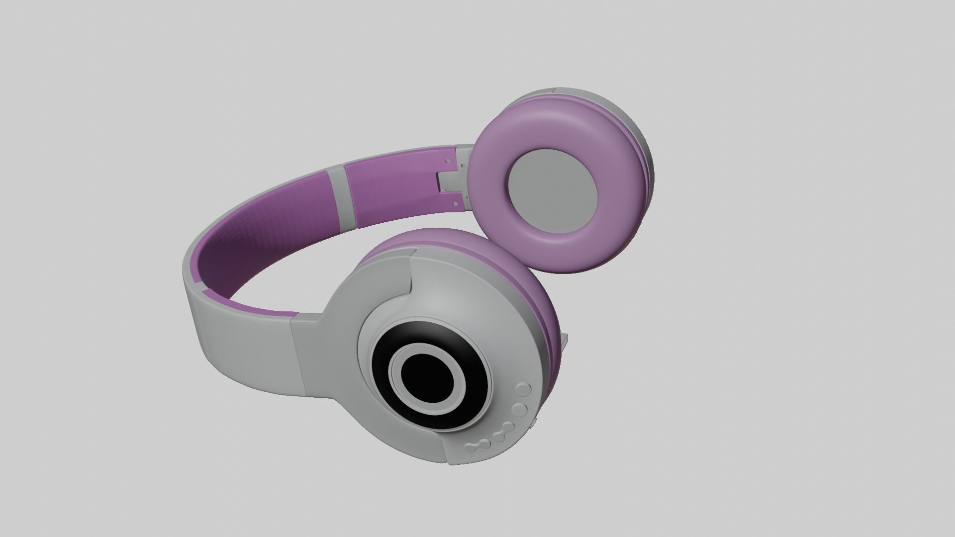 Casque audio 3D model_14