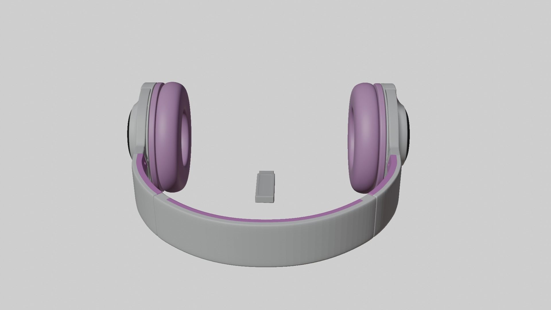 Casque audio 3D model_5