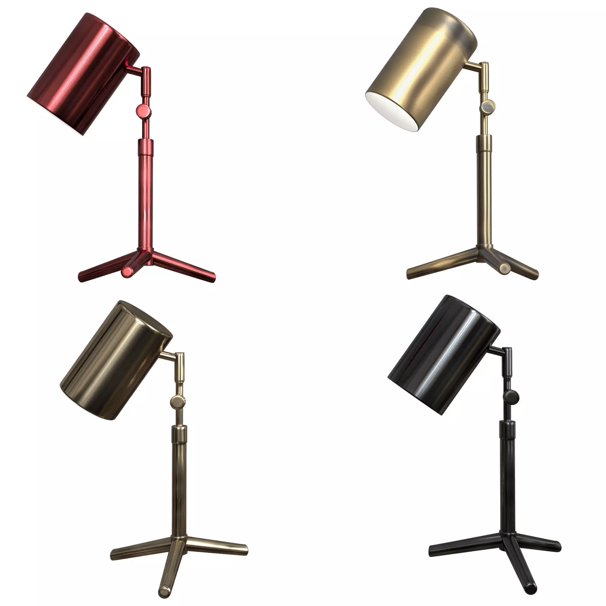 study light 3 3D model_0