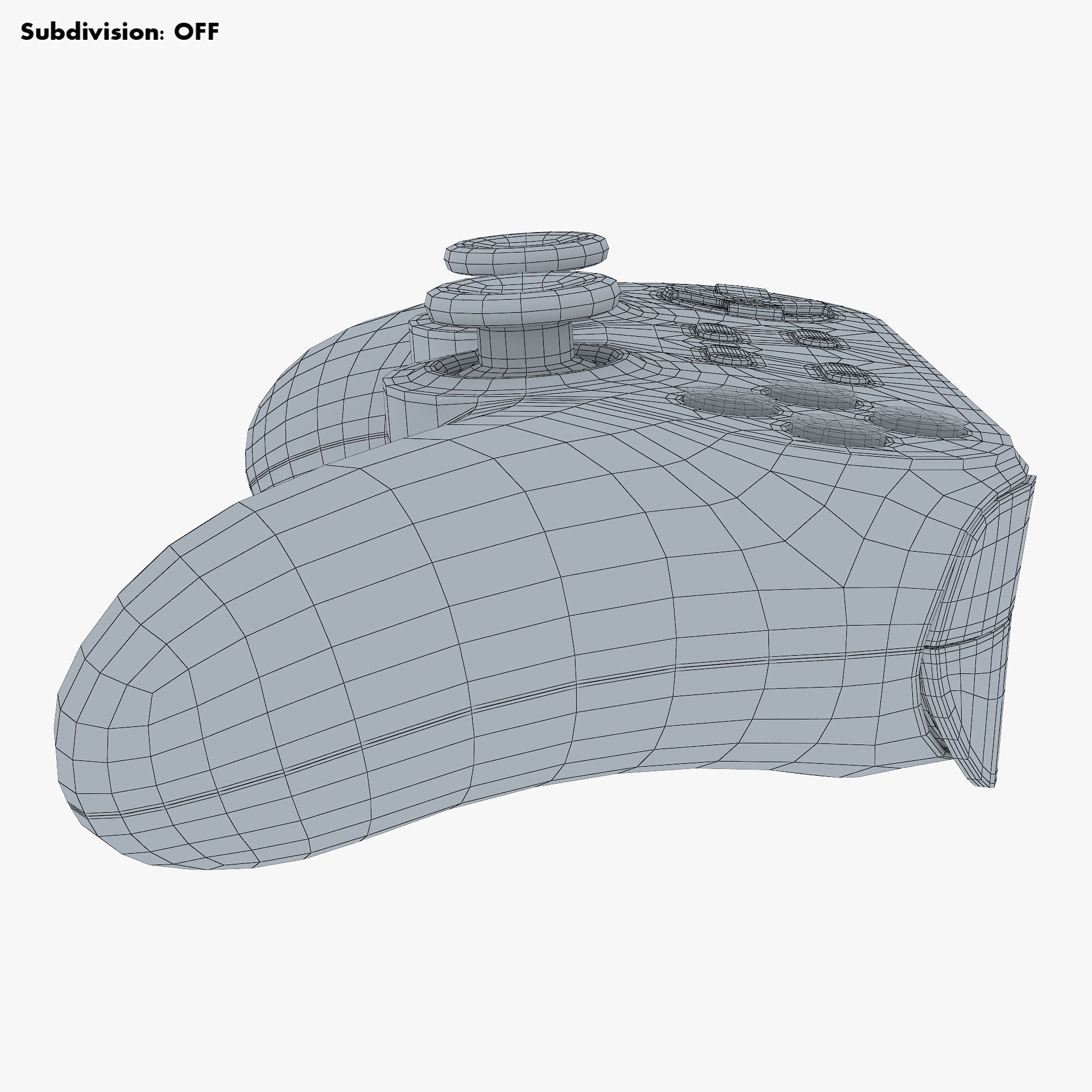 Generic Video Game Controller M 7 3D model_26