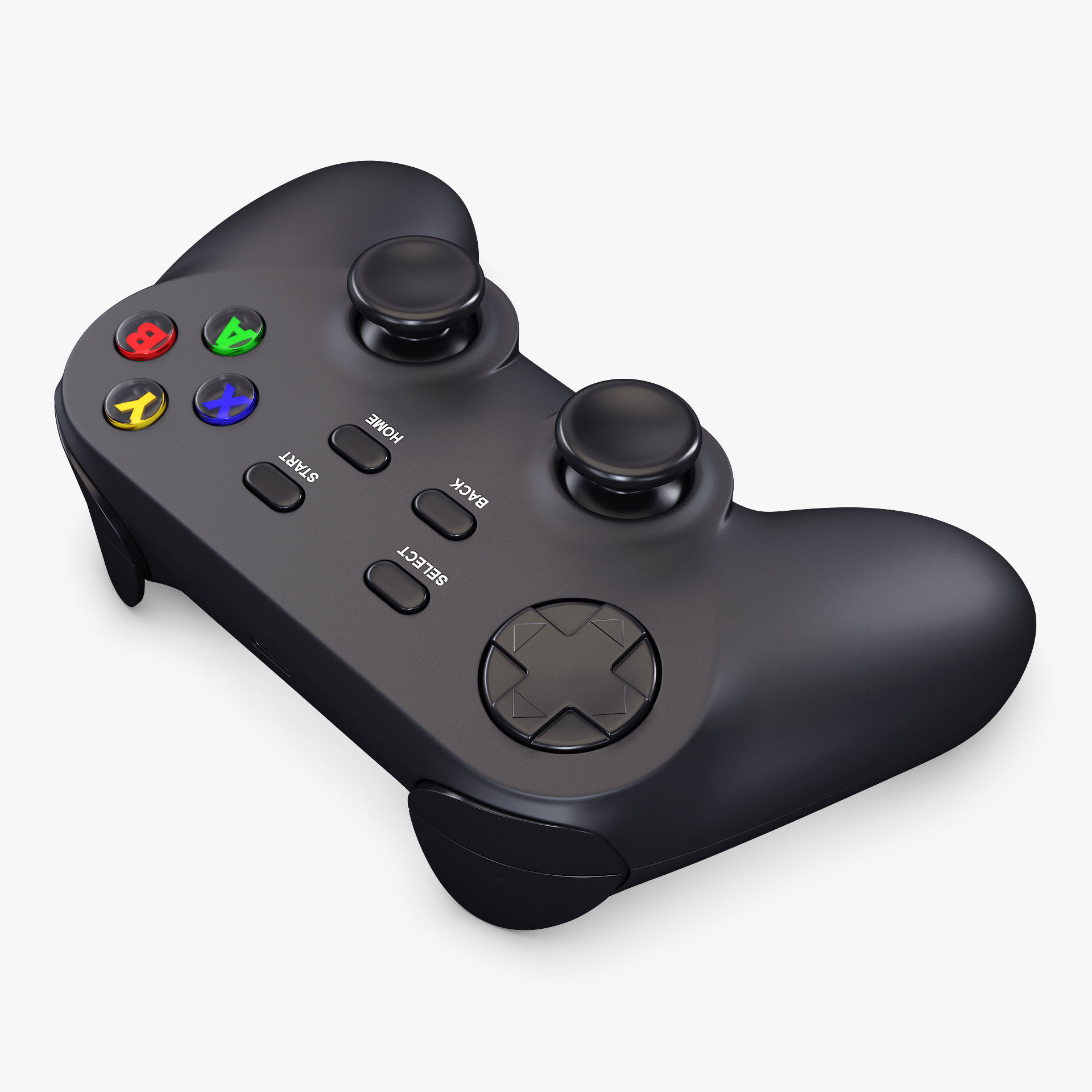 Generic Video Game Controller M 7 3D model_2