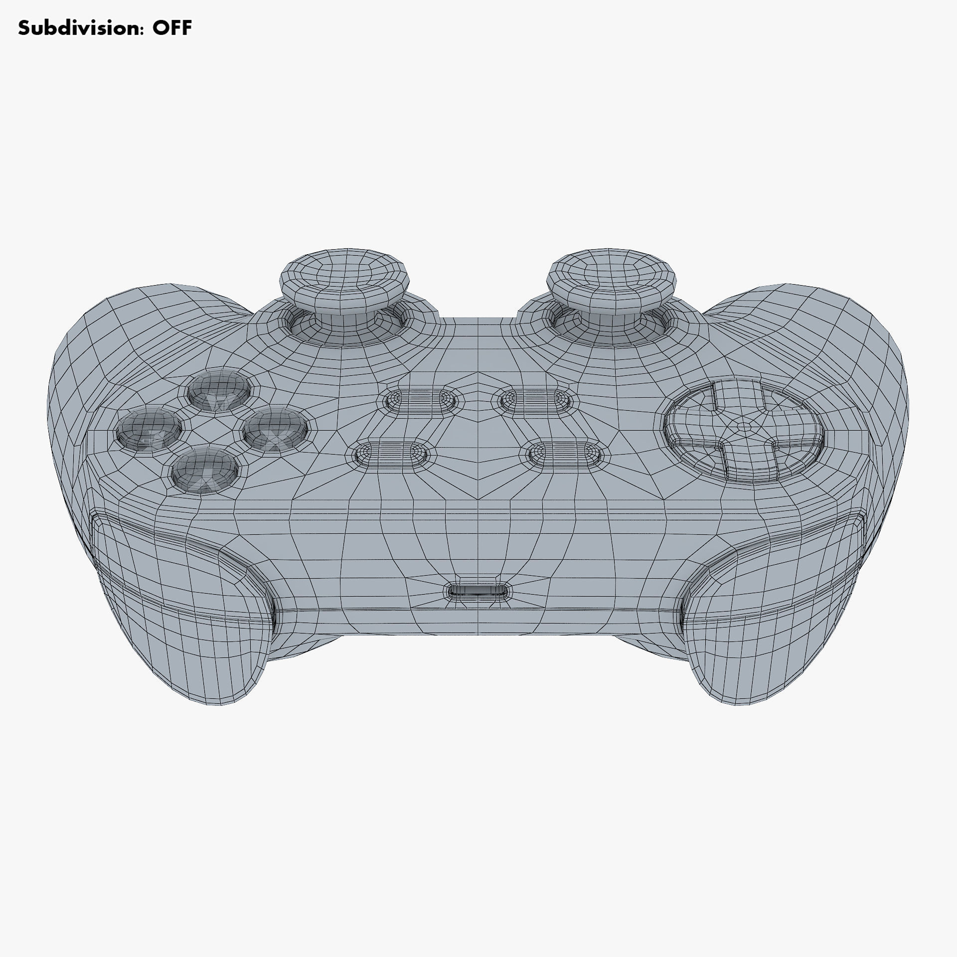 Generic Video Game Controller M 7 3D model_20