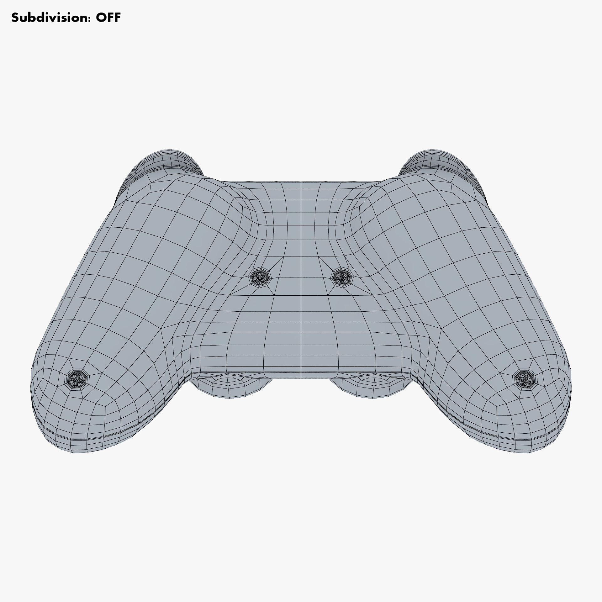 Generic Video Game Controller M 7 3D model_30