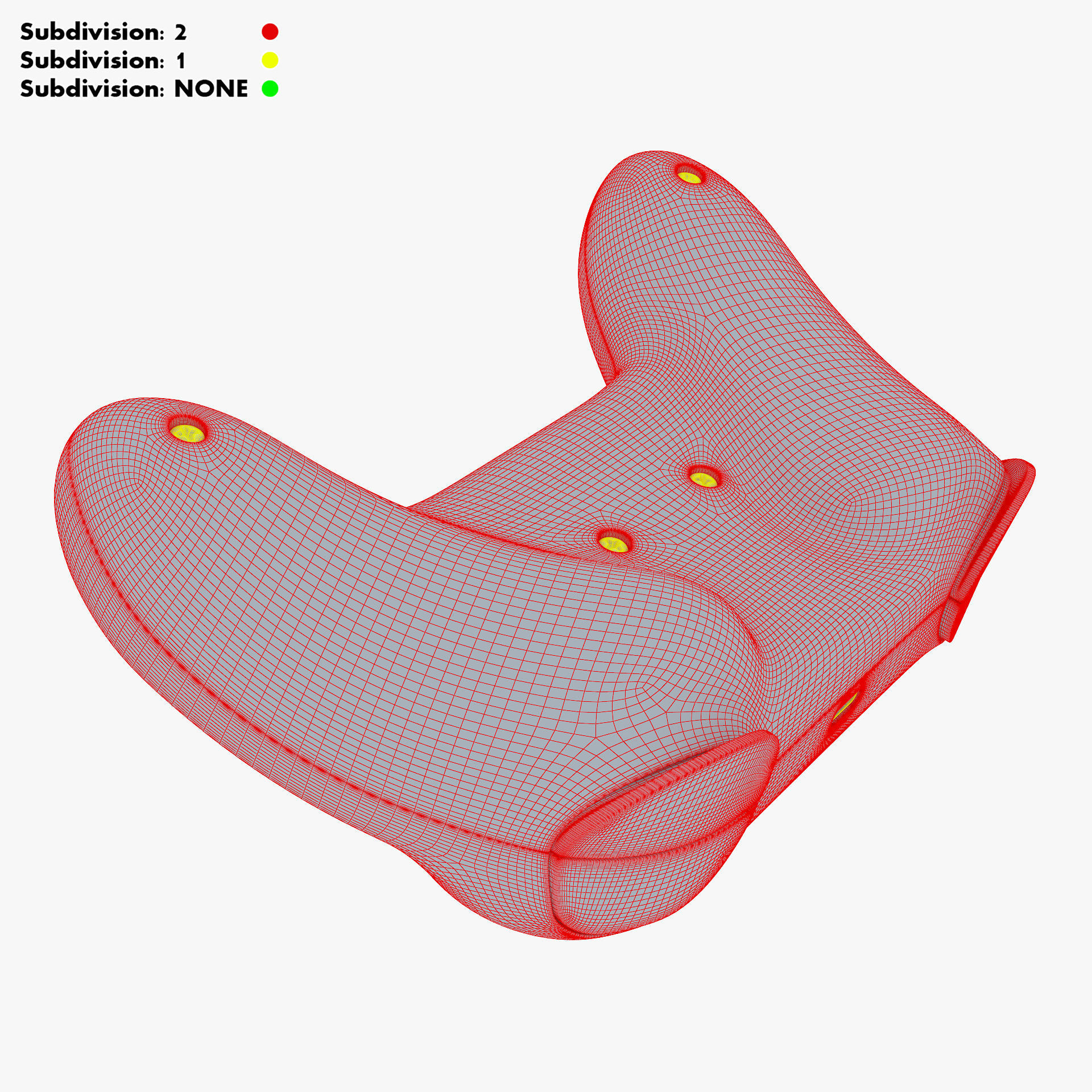 Generic Video Game Controller M 7 3D model_42