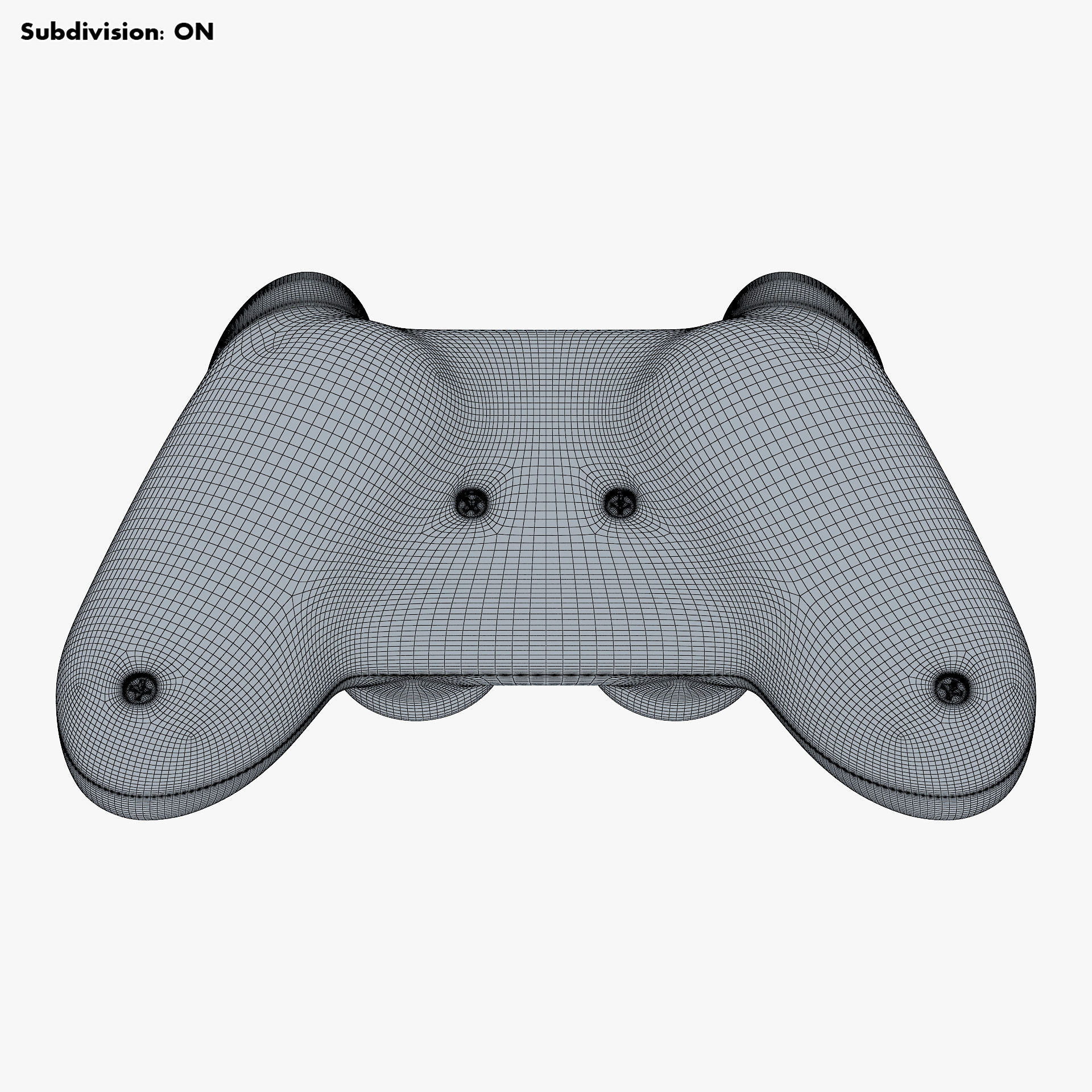 Generic Video Game Controller M 7 3D model_29