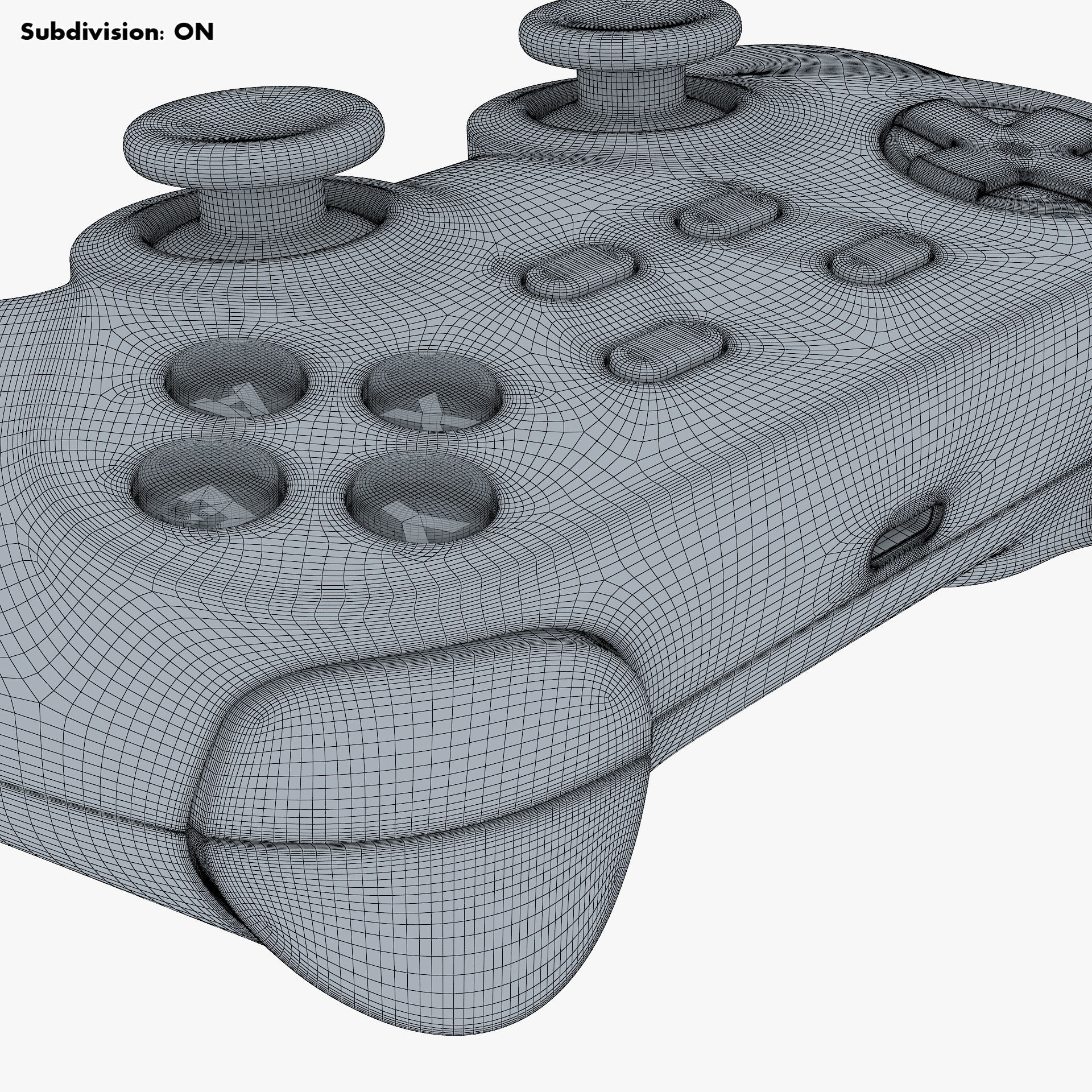 Generic Video Game Controller M 7 3D model_27