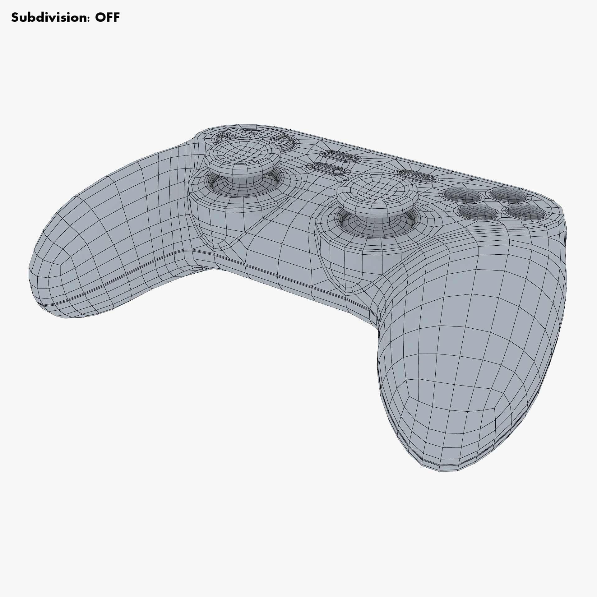 Generic Video Game Controller M 7 3D model_24