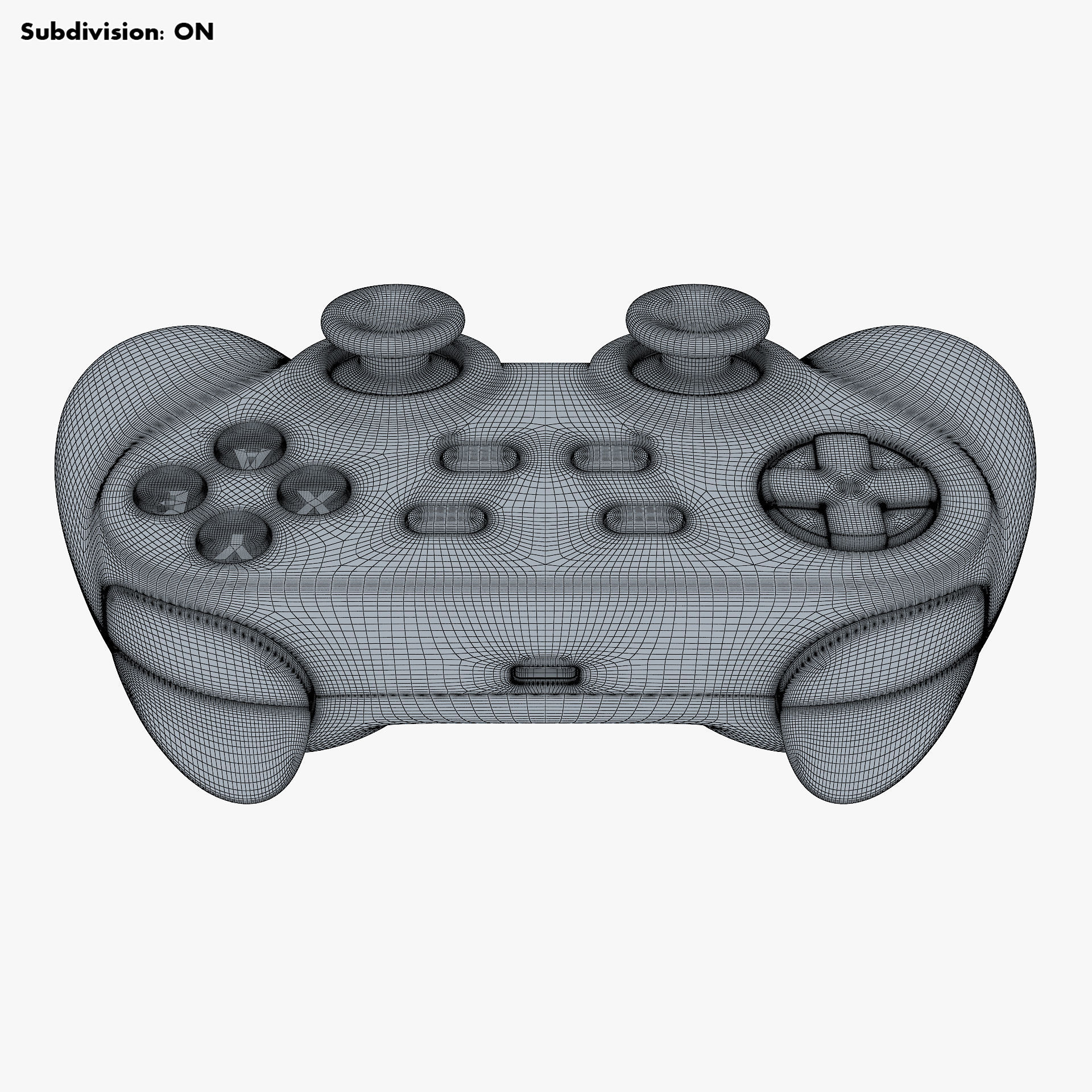 Generic Video Game Controller M 7 3D model_19