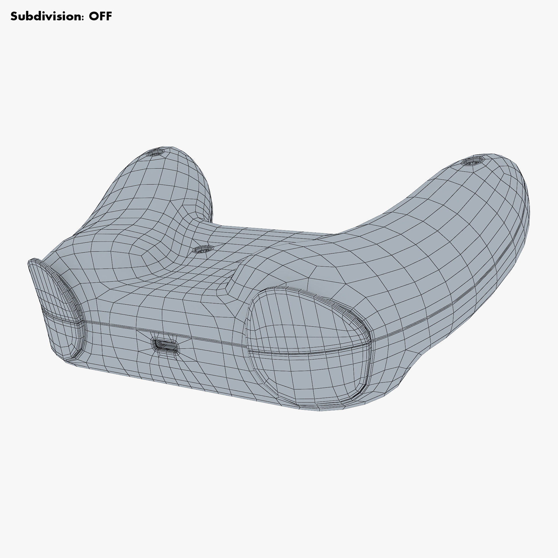 Generic Video Game Controller M 7 3D model_32