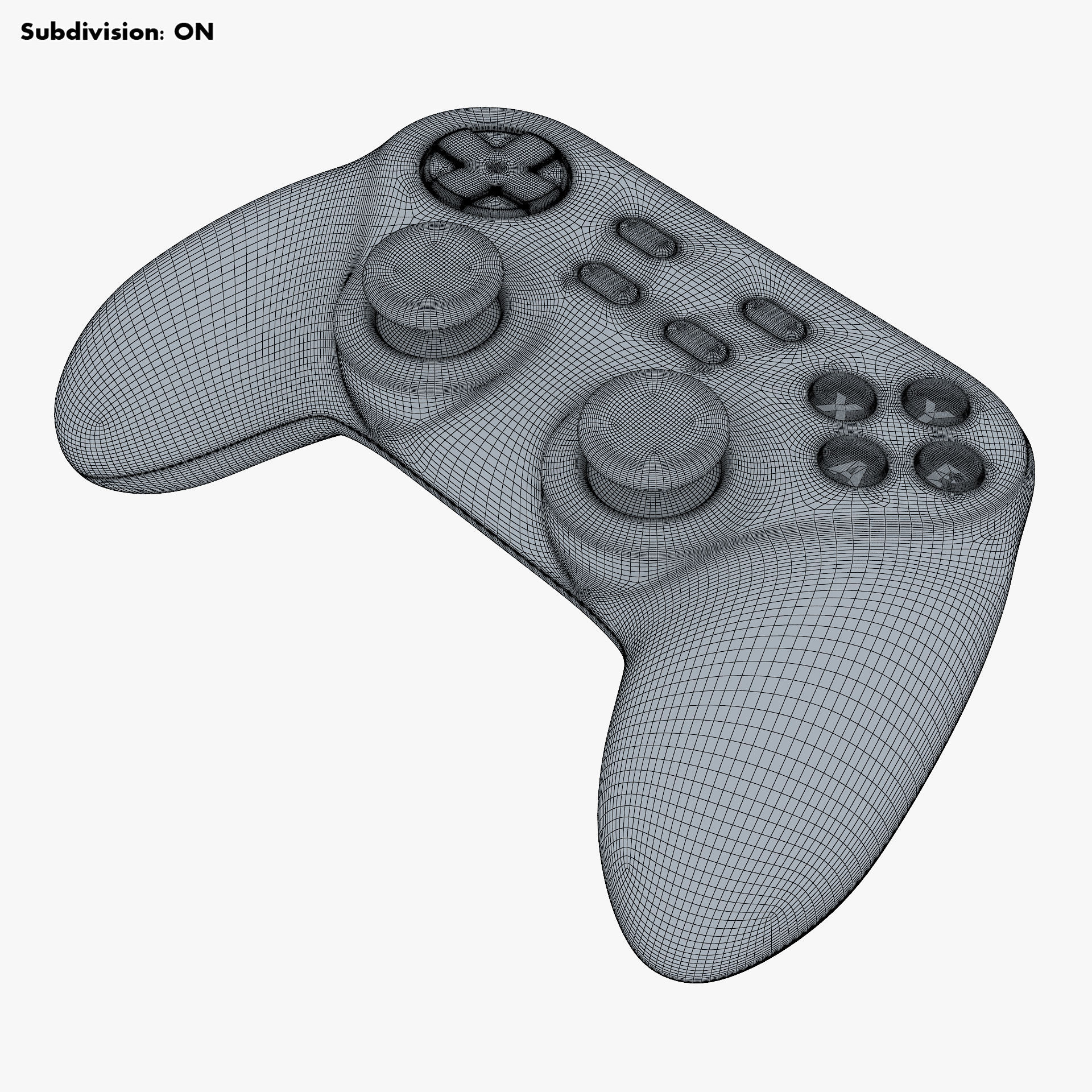 Generic Video Game Controller M 7 3D model_15
