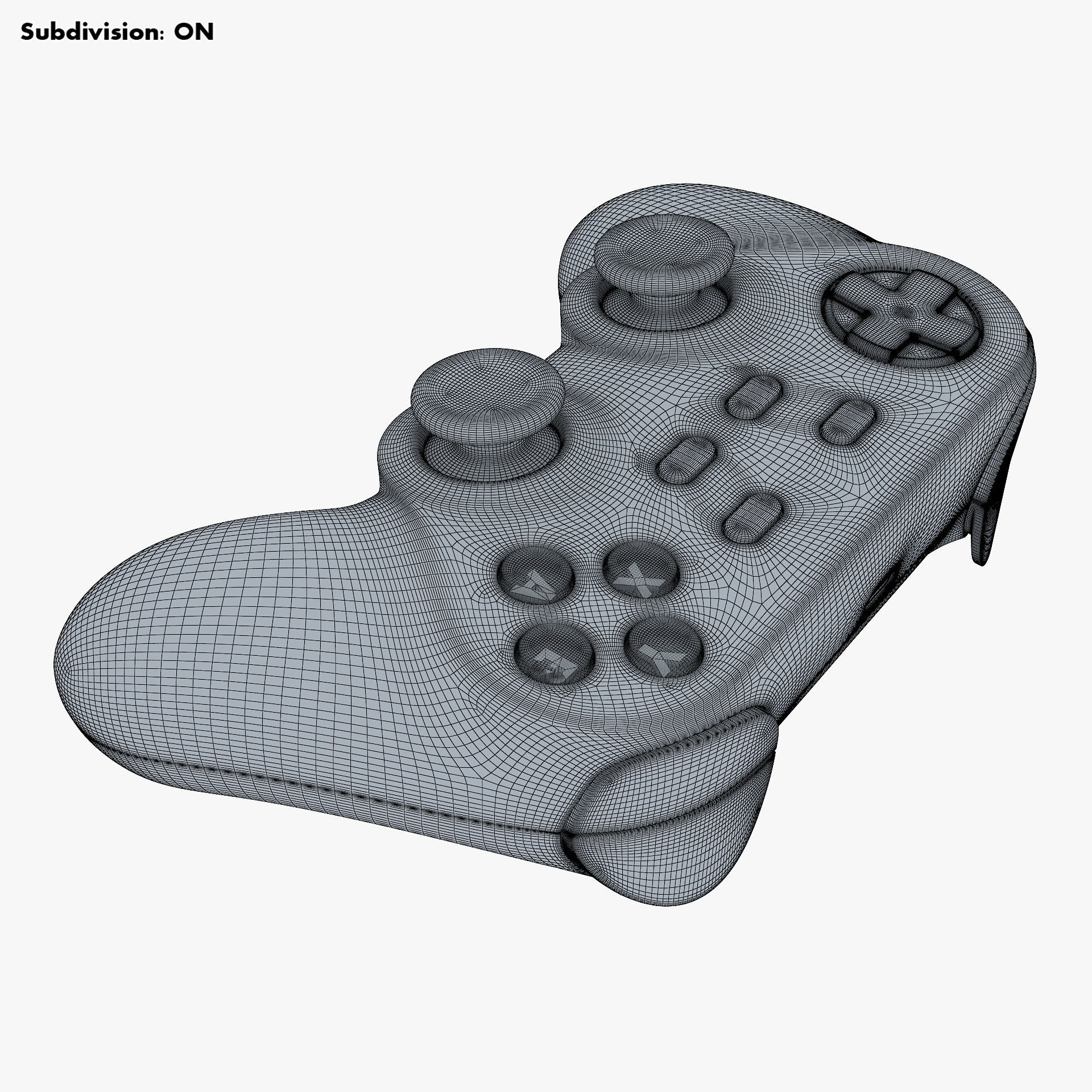 Generic Video Game Controller M 7 3D model_21