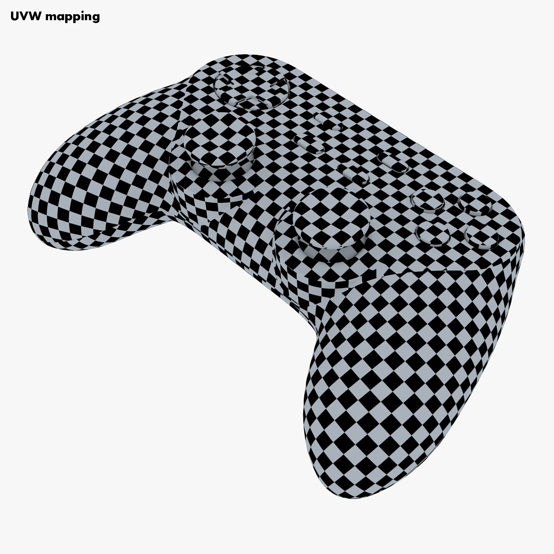 Generic Video Game Controller M 7 3D model_39