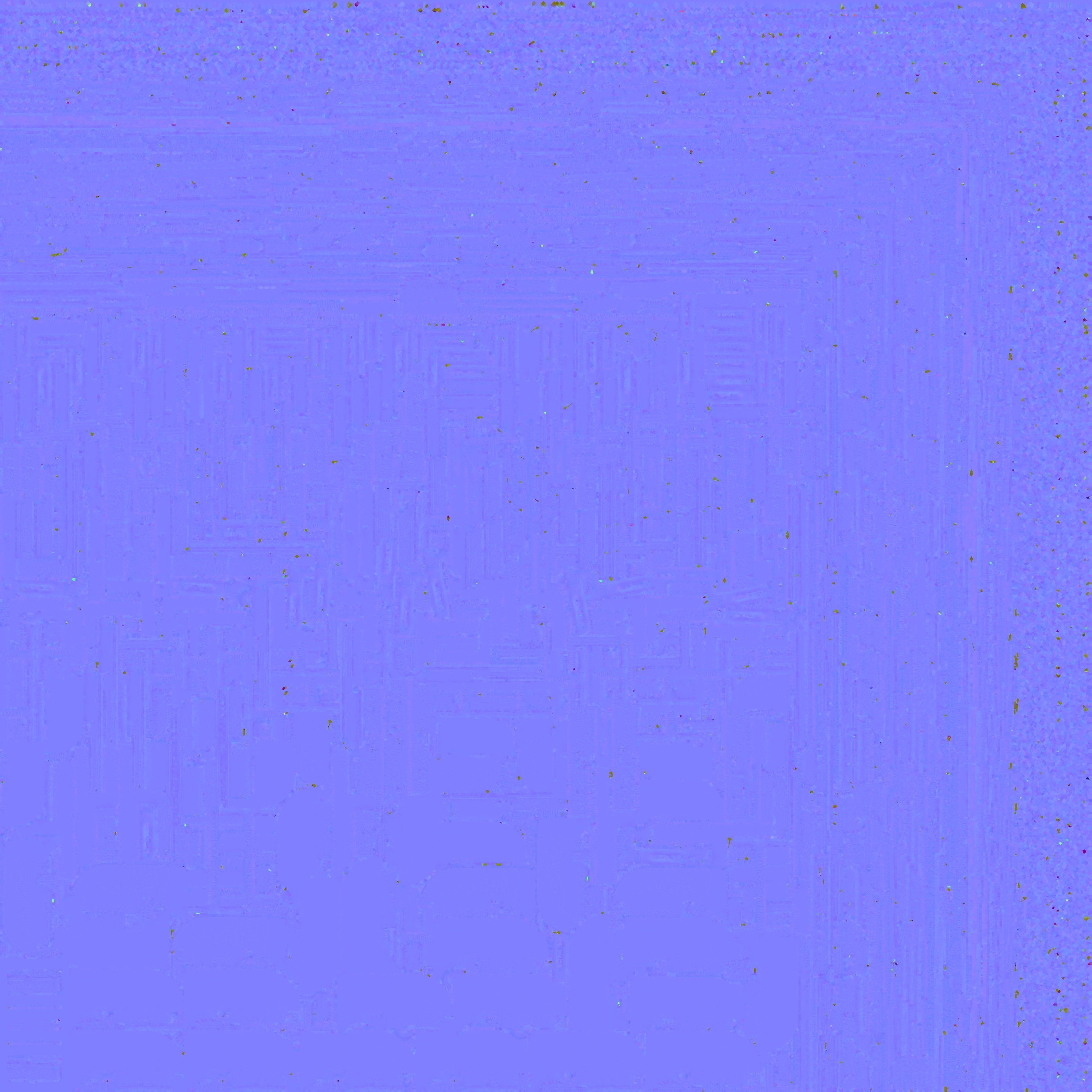 chihuahua-fighting-machine rug with speckles Low-poly 3D model_5