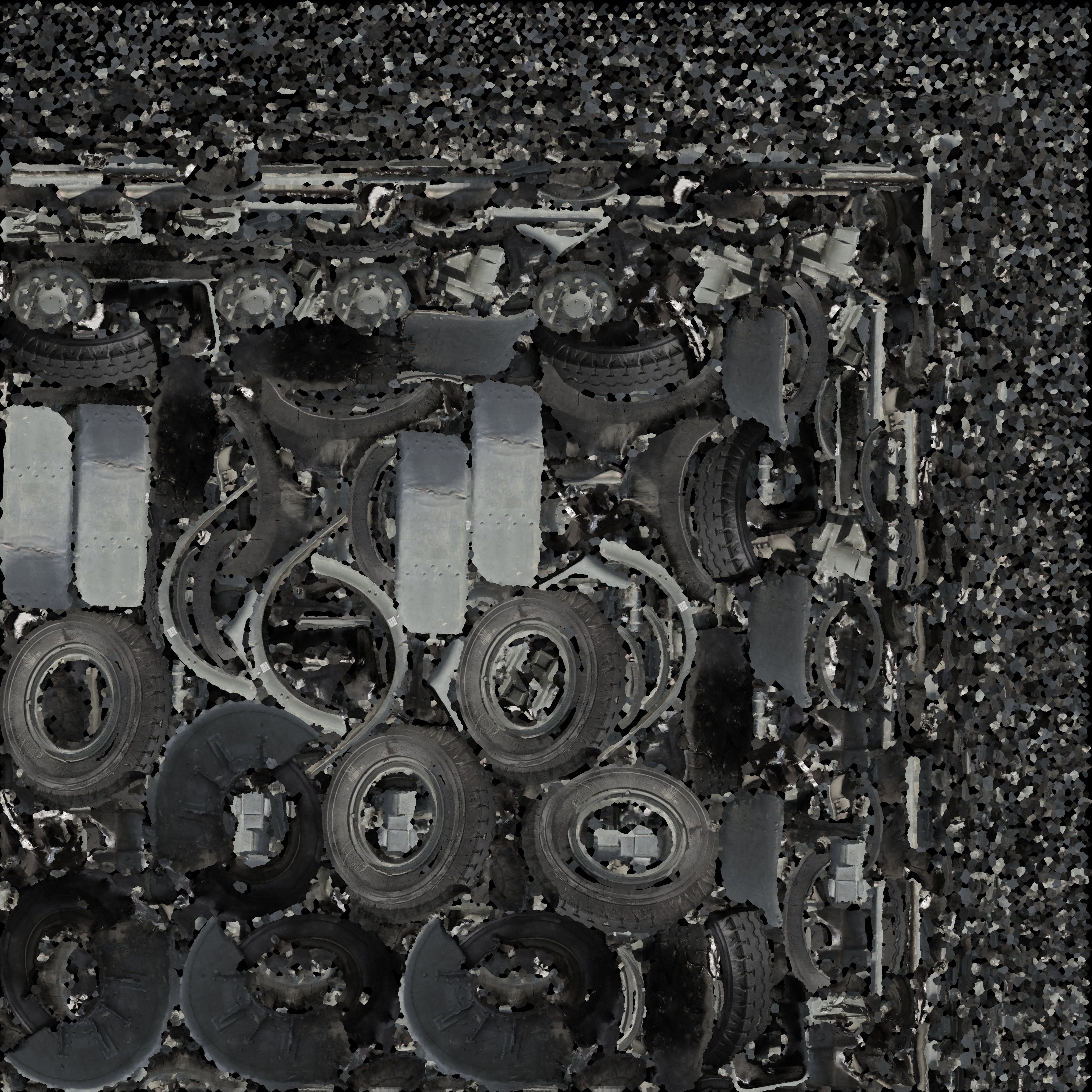 chihuahua-fighting-machine rug with speckles Low-poly 3D model_17